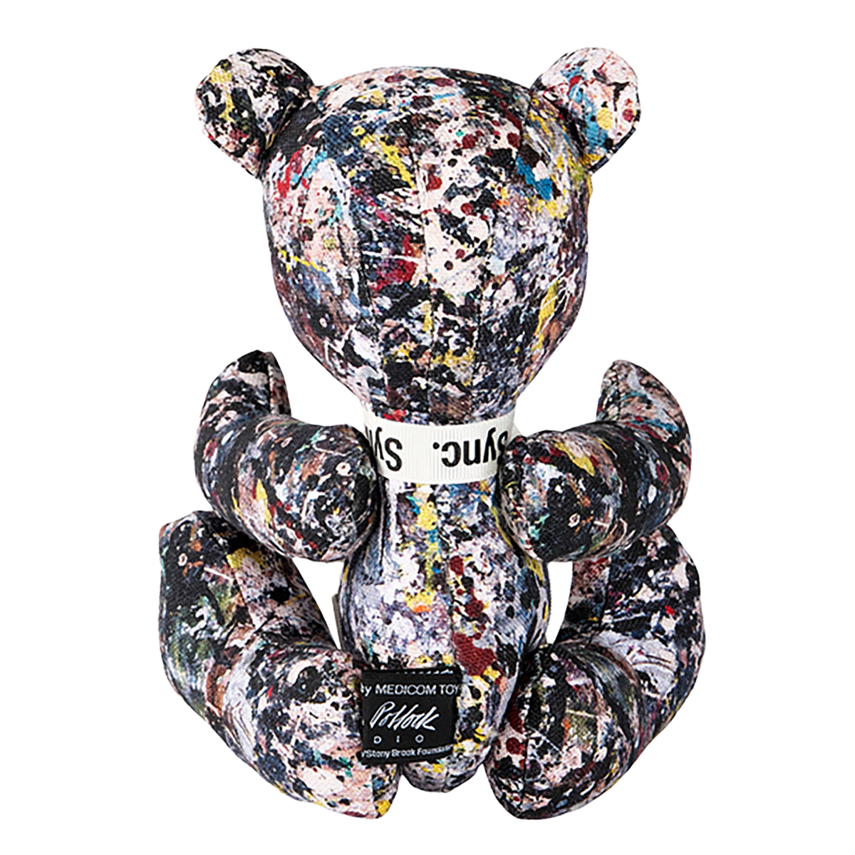 TEDDY BEAR "JACKSON POLLOCK STUDIO 2"