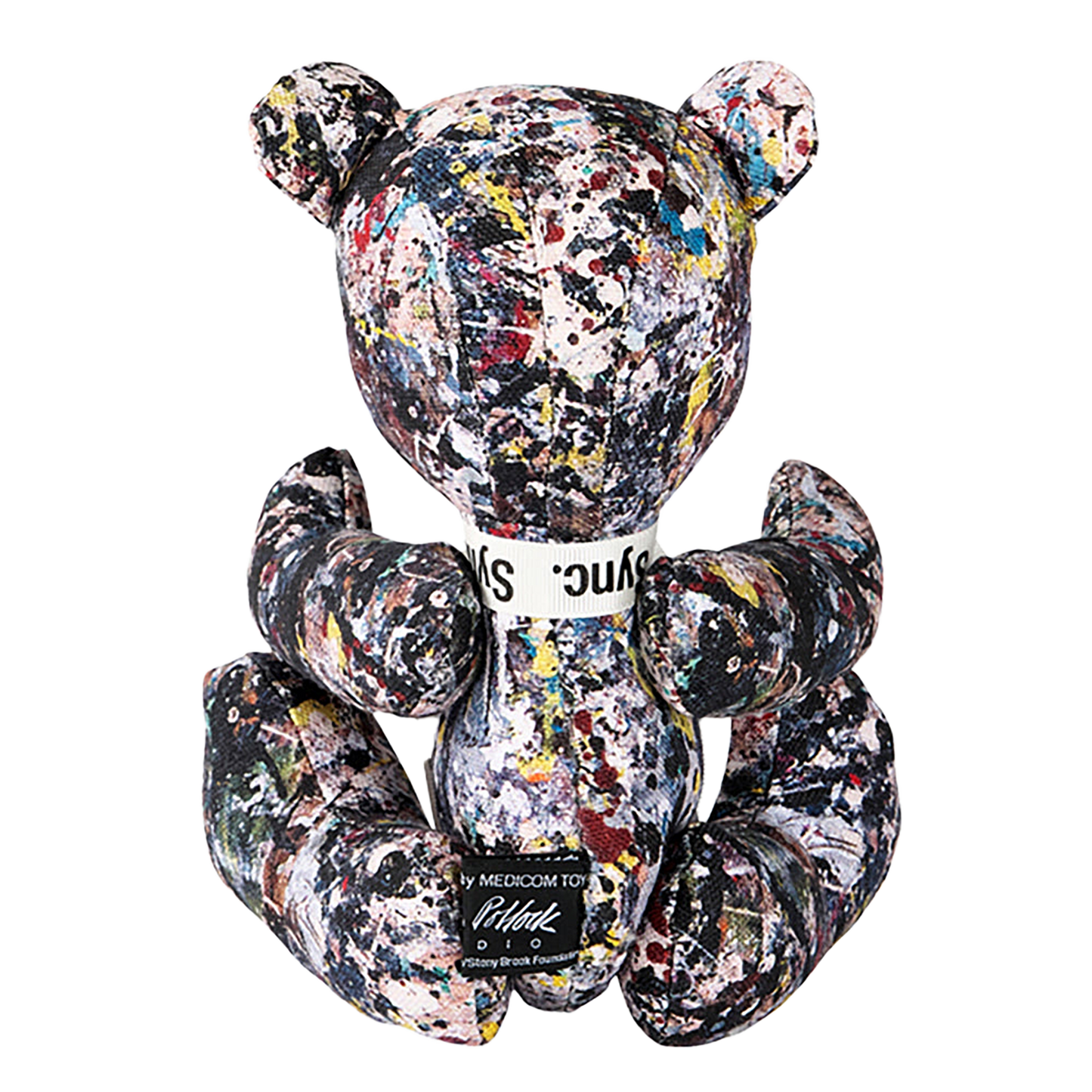 TEDDY BEAR "JACKSON POLLOCK STUDIO 2"
