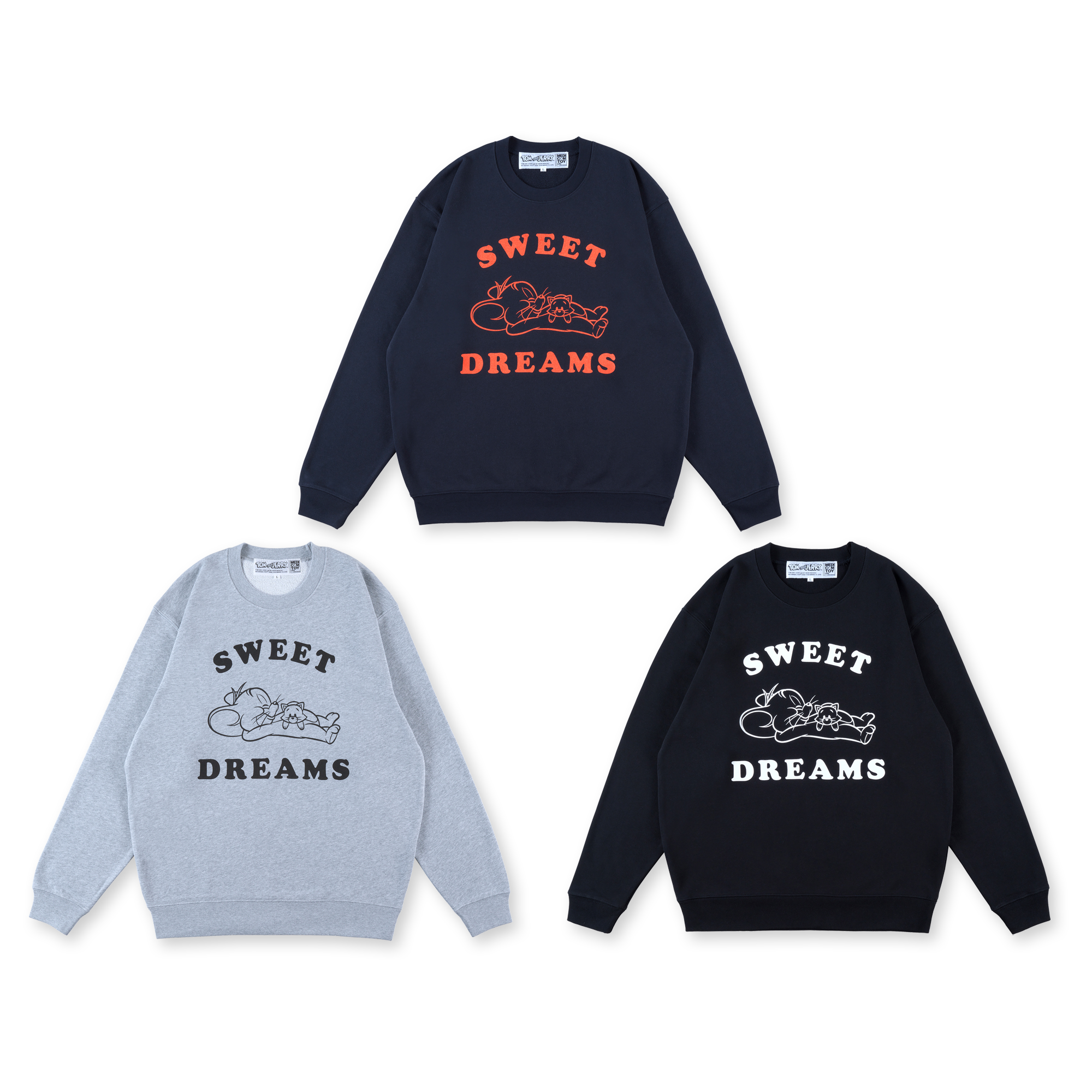 MLE＜TOM and JERRY＞ SWEET DREAMS JERRY CREW NECK SWEATSHIRT《2026年11月発売予定 受注期間は9月6日まで》_0