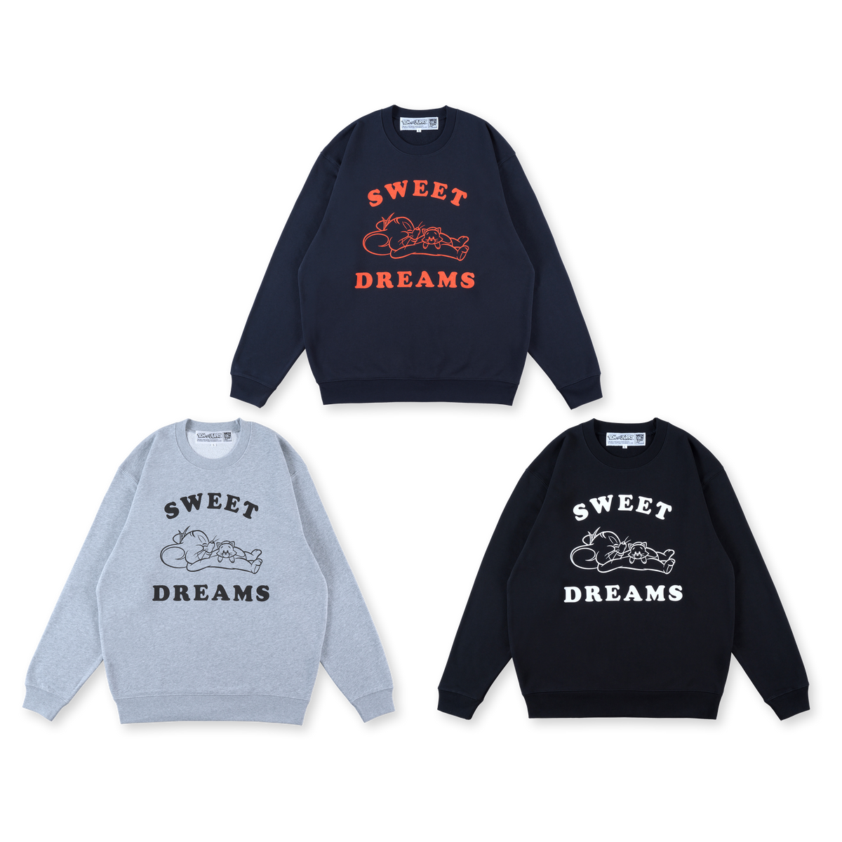 MLE＜TOM and JERRY＞ SWEET DREAMS JERRY CREW NECK SWEATSHIRT《2026年11月発売予定 受注期間は9月6日まで》_0