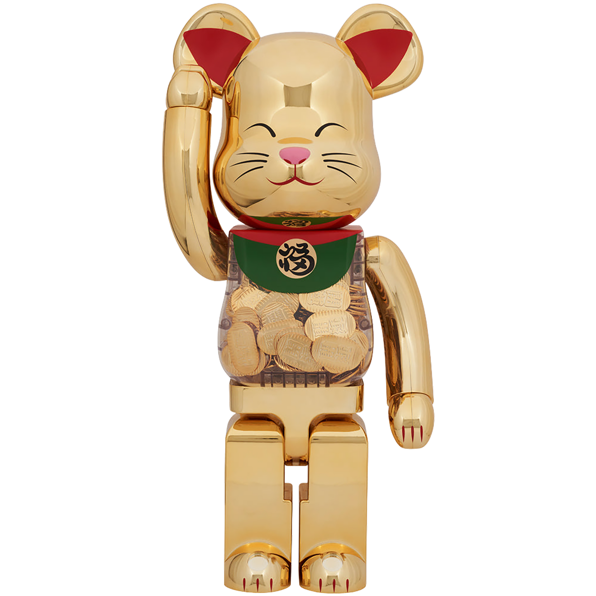BE@RBRICK 招き猫 小判 開運 金メッキ 1000％ | MEDICOM TOY OFFICIAL