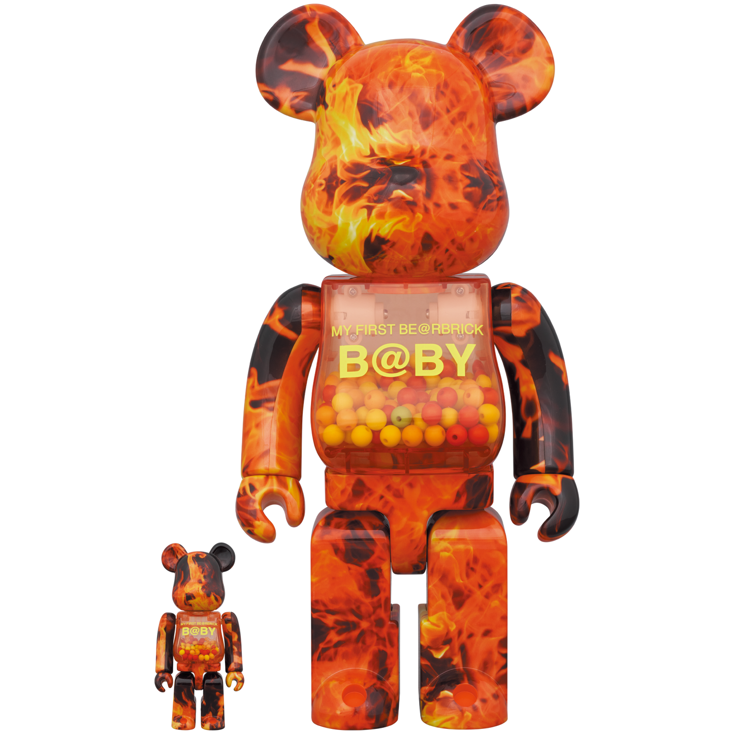 MY FIRST BE@RBRICK B@BY FLAME Ver. 100％ & 400％