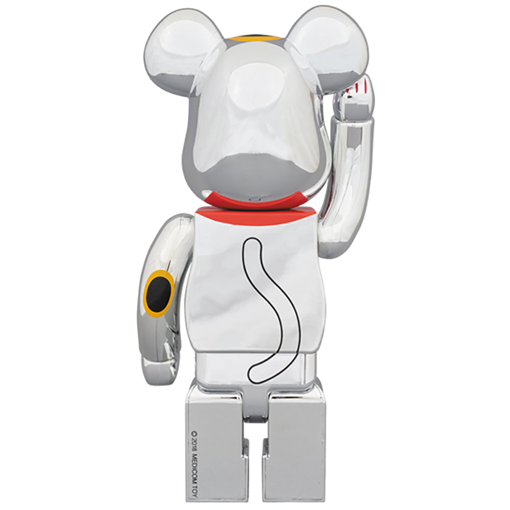 BE@RBRICK 招き猫 銀メッキ参 400％_1
