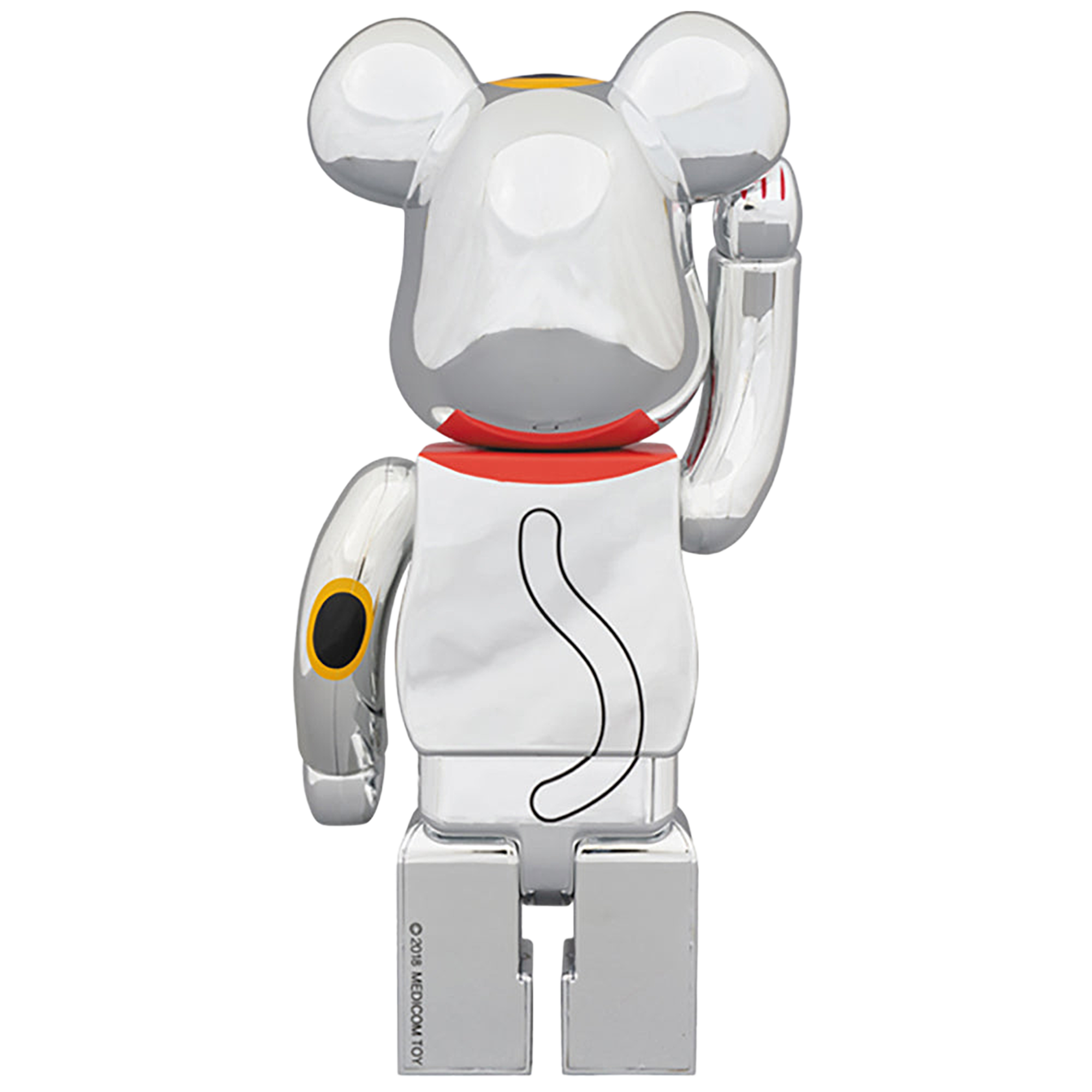 BE@RBRICK 招き猫 銀メッキ参 400％