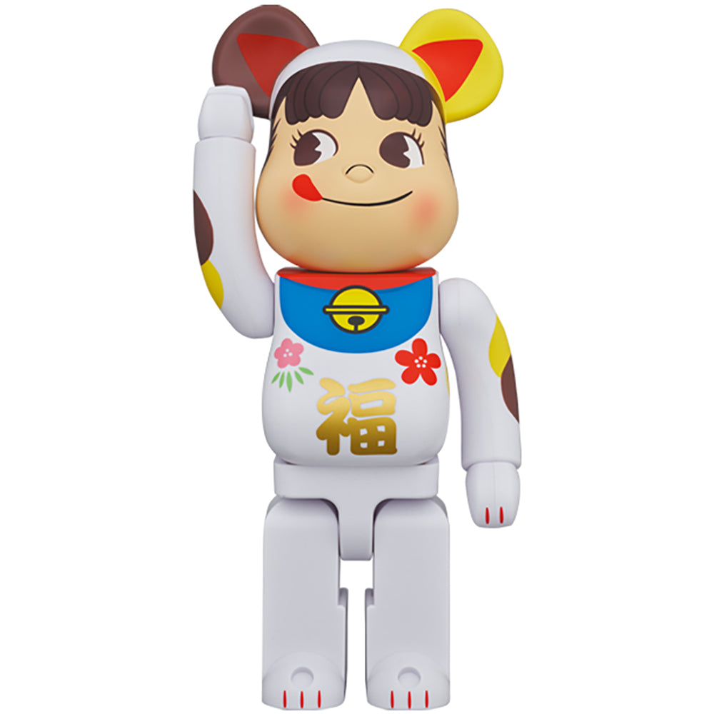 BE@RBRICK 招き猫 ペコちゃん 福 100％ ＆ 400％_2
