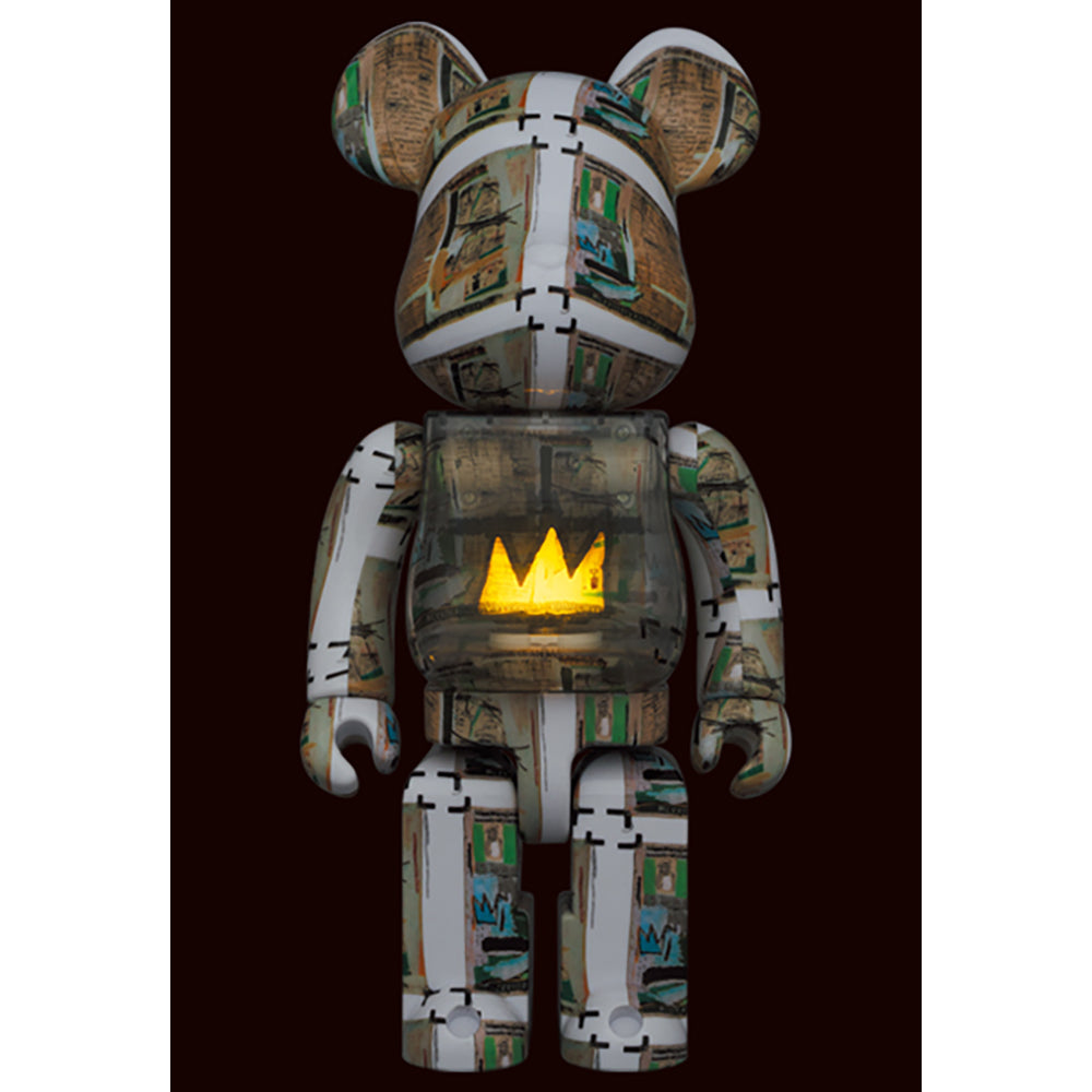 BE@RBRICK Jean-Michel Basquiat "King Pleasure" 100％ & 400％_4