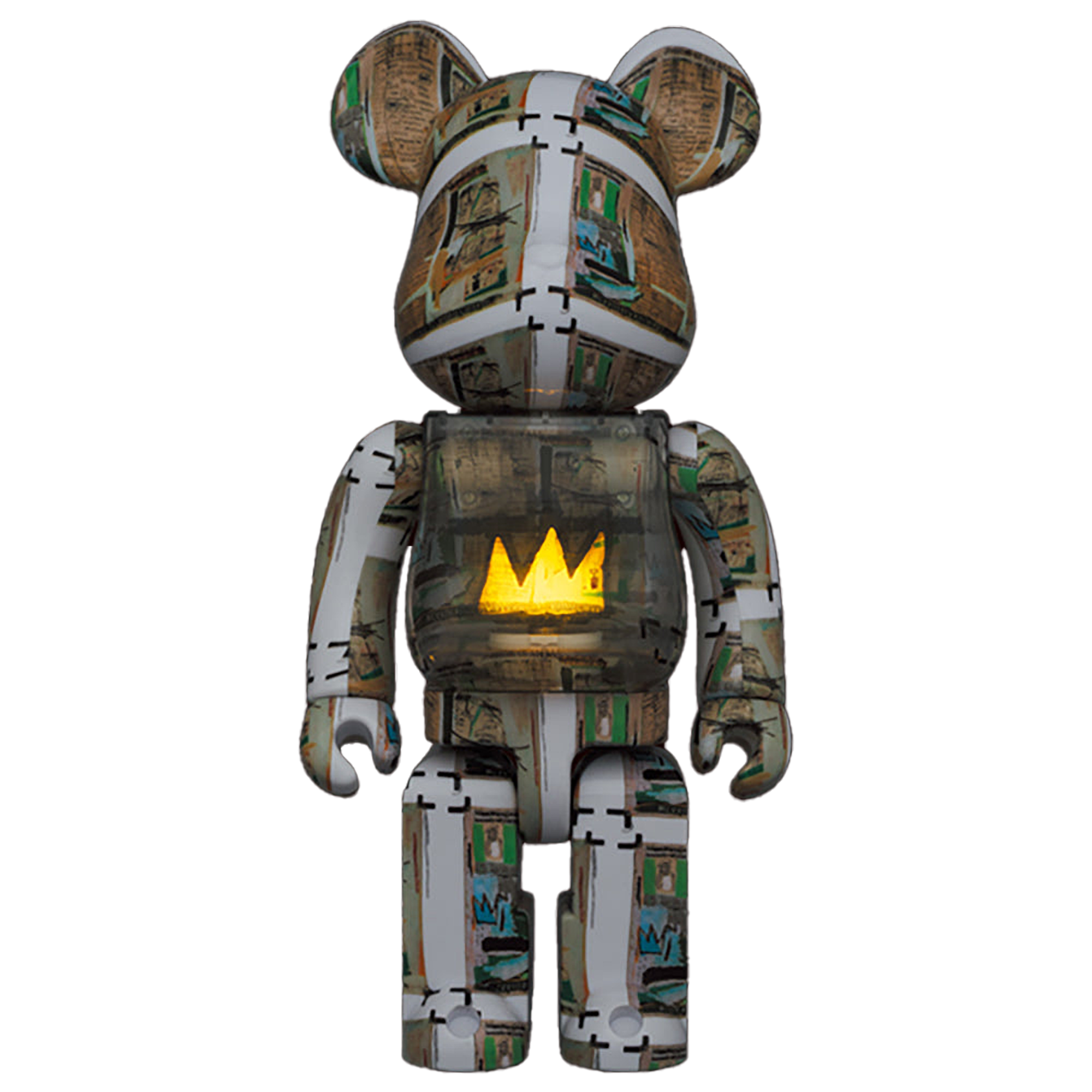 BE@RBRICK Jean-Michel Basquiat "King Pleasure" 100％ & 400％