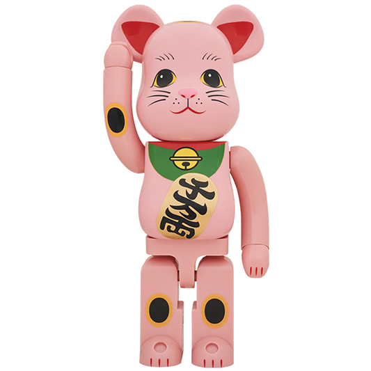BE@RBRICK 招き猫 赤蓄光 1000％