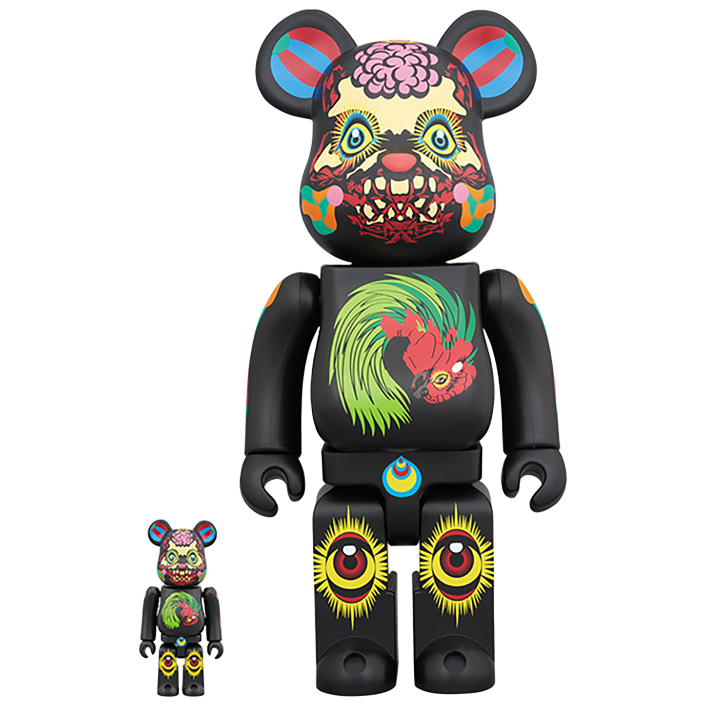 田名網敬一 BE@RBRICK 100% 400% 赤 MEDICOM TOY BE@RBRICK 田名網敬一 100％ & 400％ 黒 | MEDICOM TOY OFFICIAL STORE