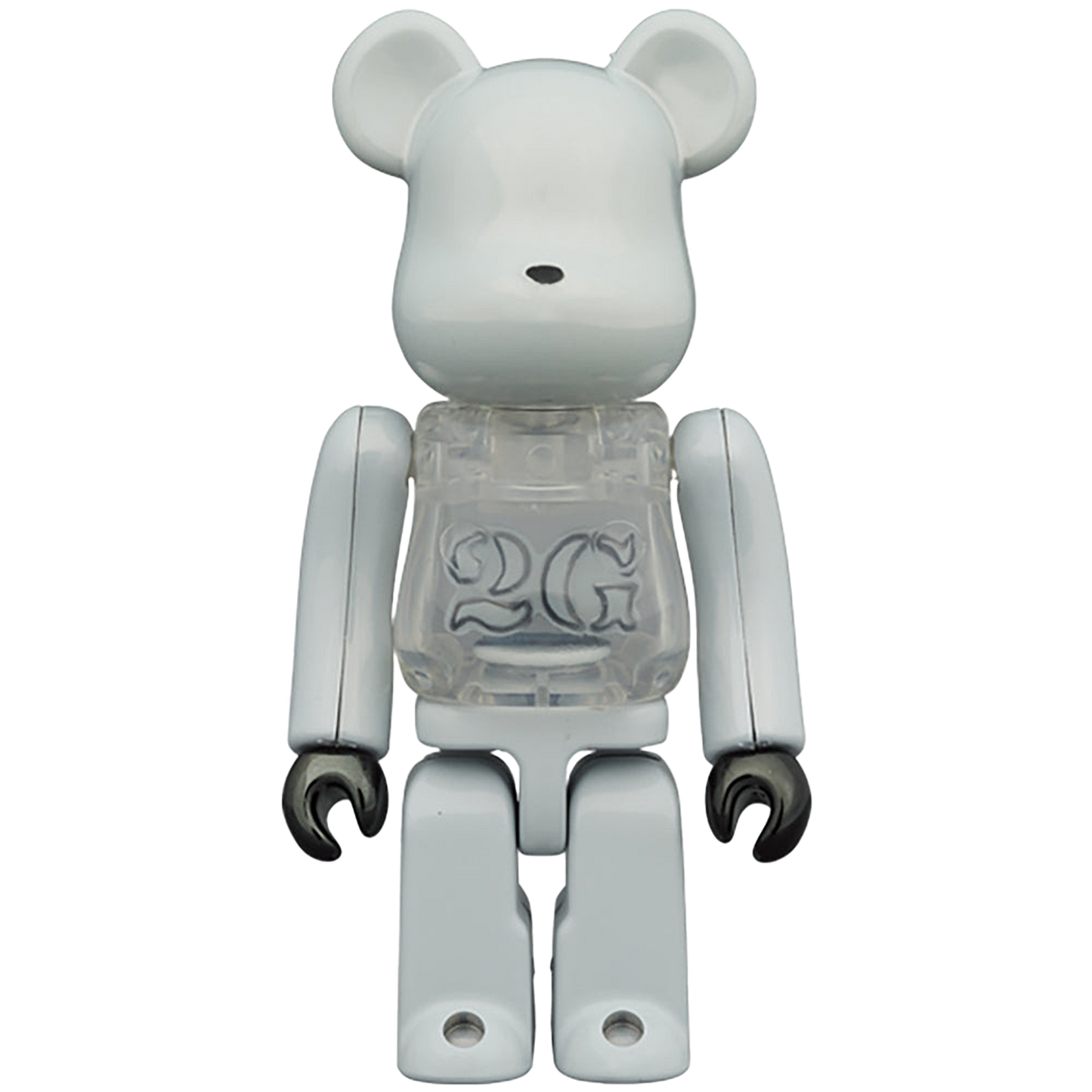 BE@RBRICK 2G WHITE CHROME 100％ & 400％