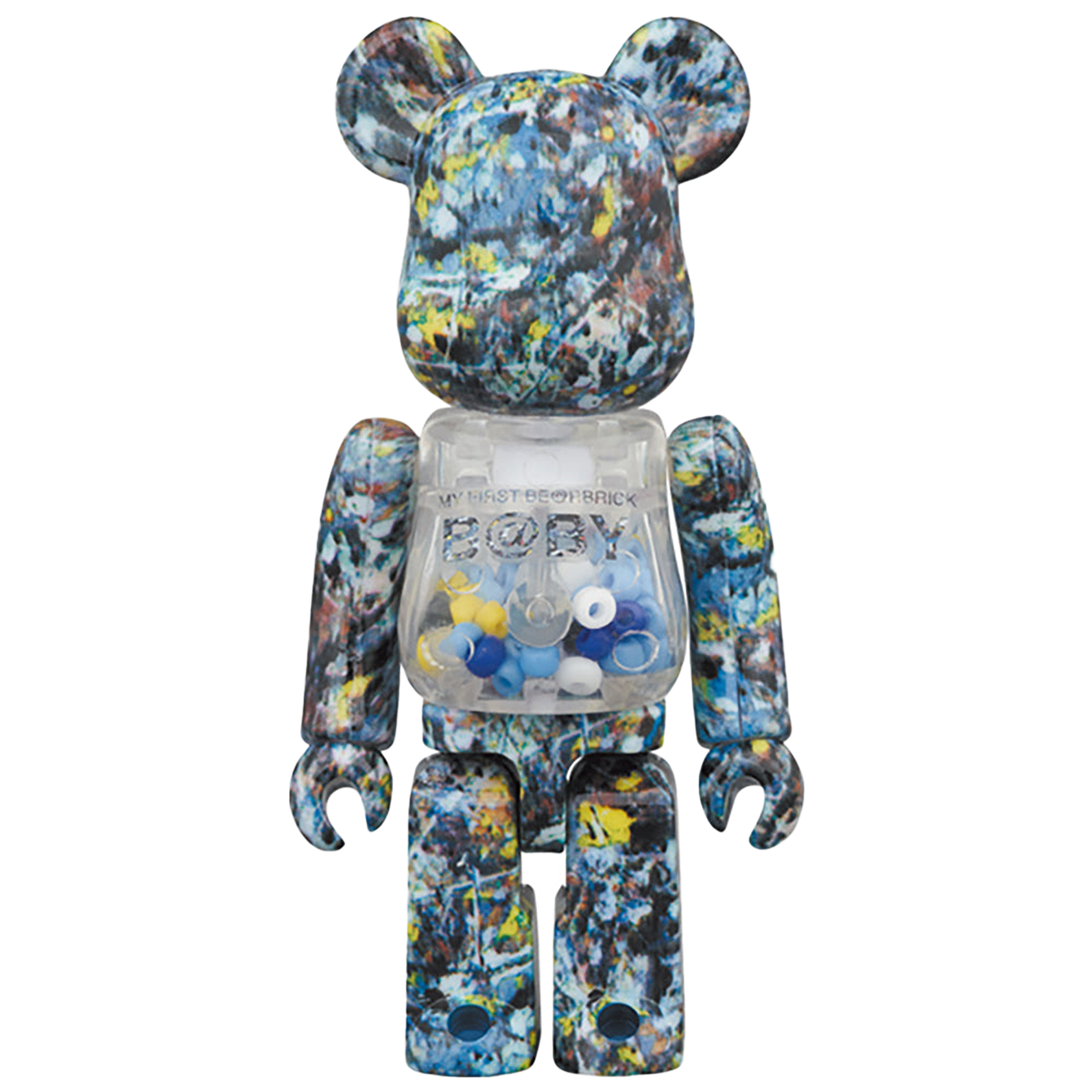 MY FIRST BE@RBRICK Jackson Pollock Studio Ver.100％ & 400％
