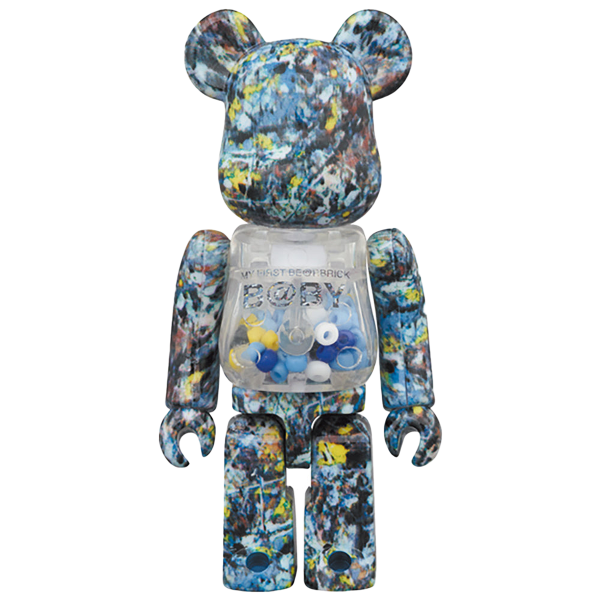 MY FIRST BE@RBRICK Jackson Pollock Studio Ver.100％ & 400％
