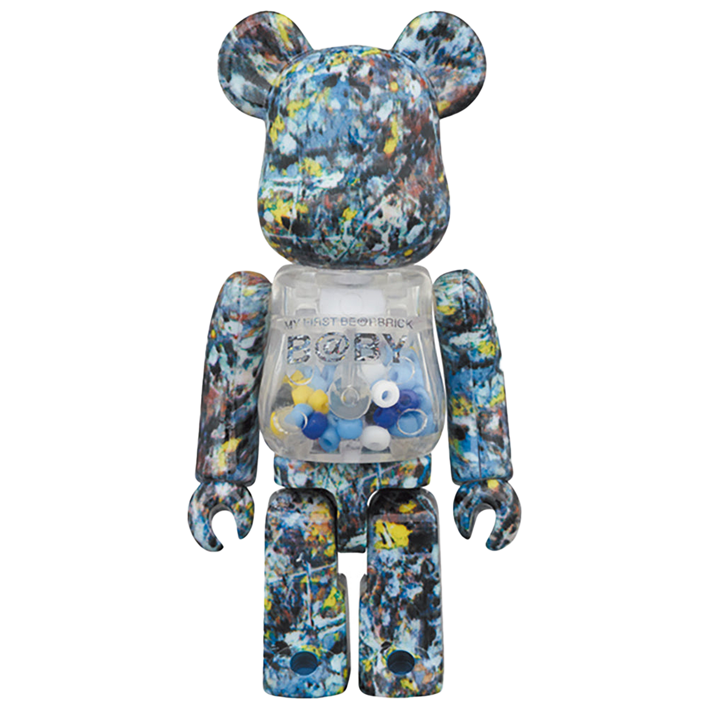 MY FIRST BE@RBRICK Jackson Pollock Studio Ver.100％ & 400％