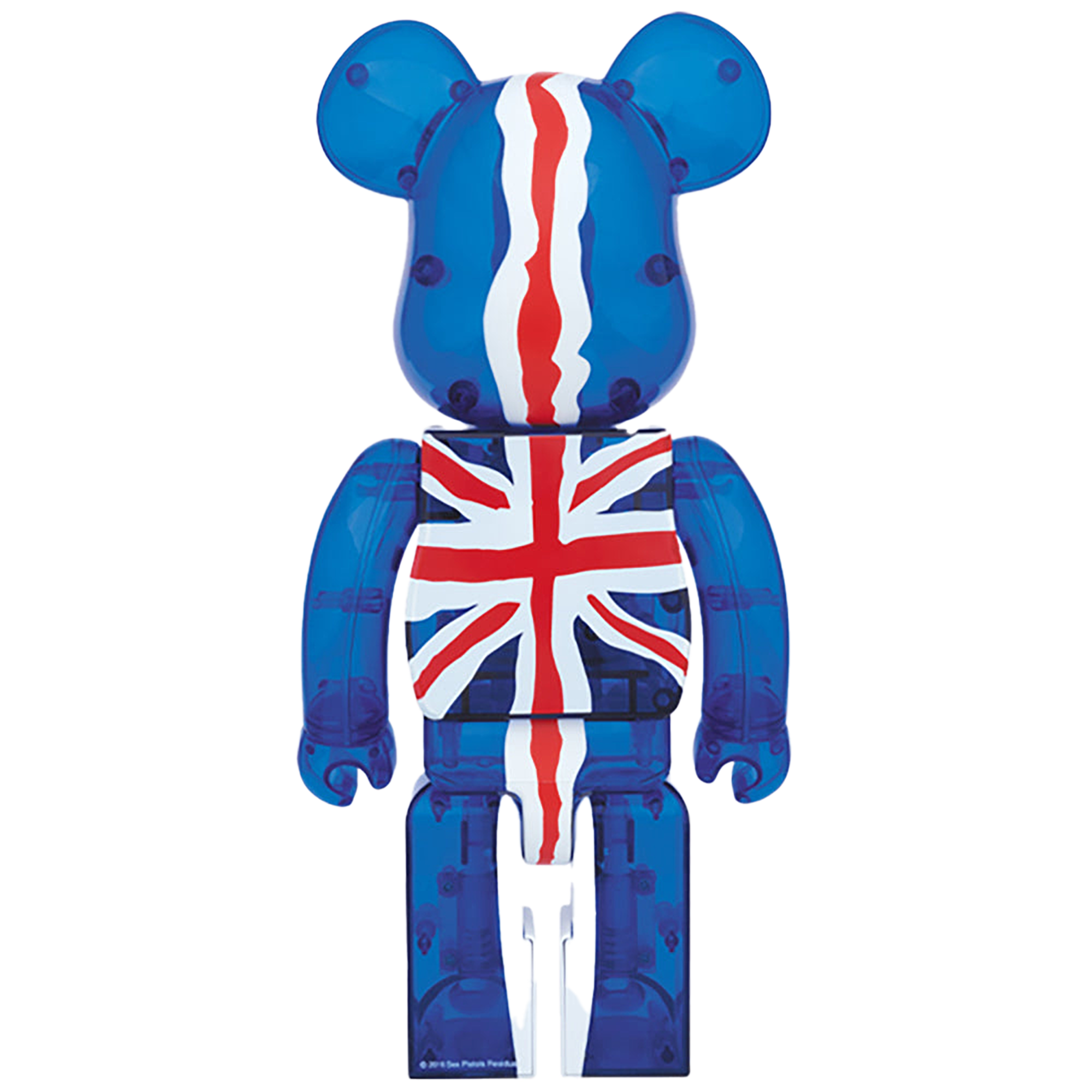BE@RBRICK God Save The Queen Clear Ver. 100％ & 400％