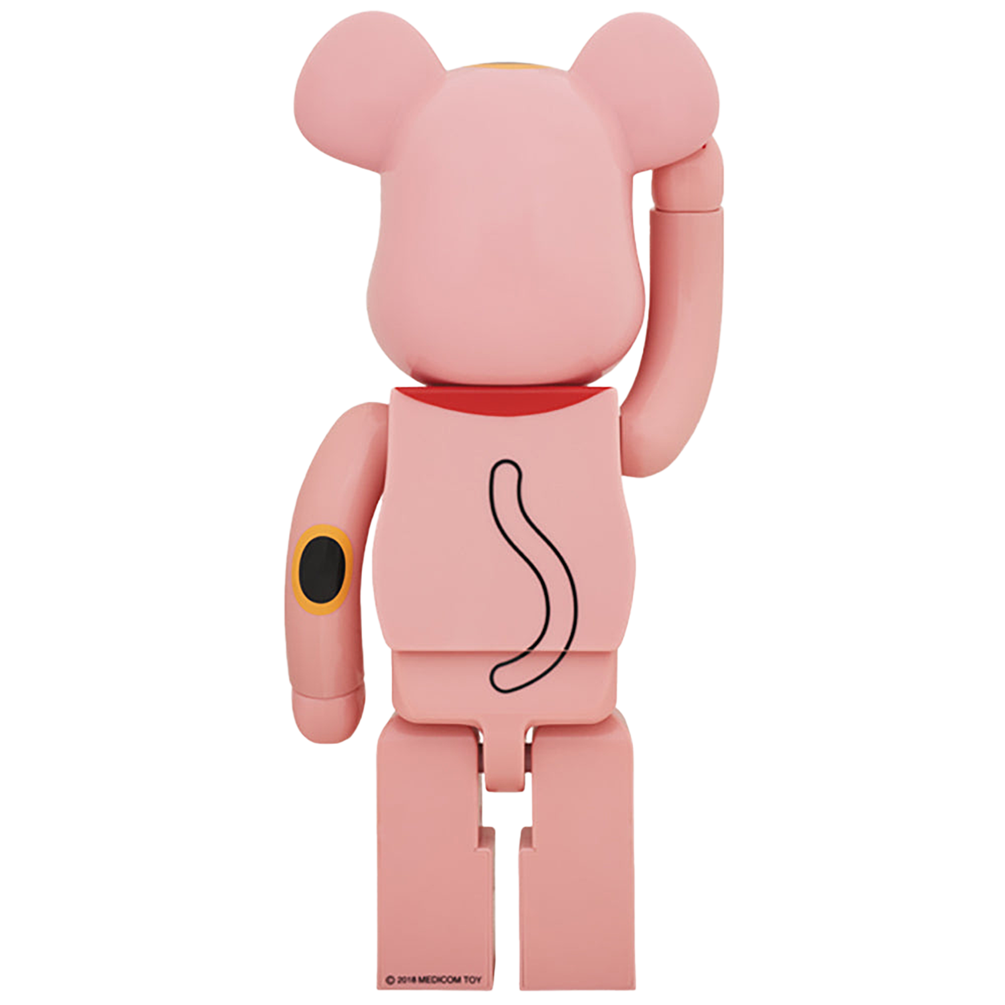 BE@RBRICK 招き猫 赤蓄光 1000％