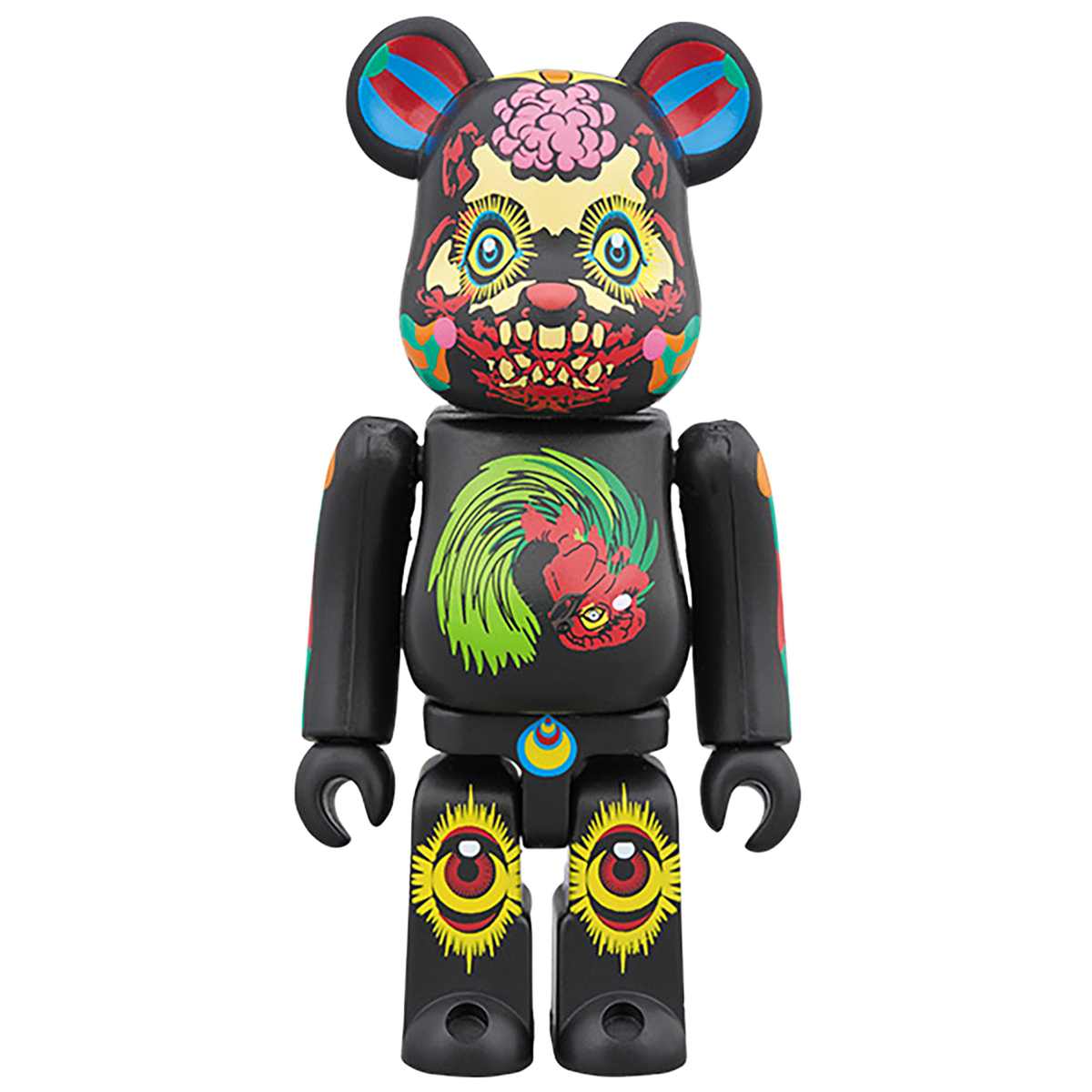 激レア2005年発売 PAMTOY x MEDICOM TOYxOMEGRAM BE@RBRICK 田名網敬一 100％ & 400％ 黒 | MEDICOM TOY OFFICIAL STORE