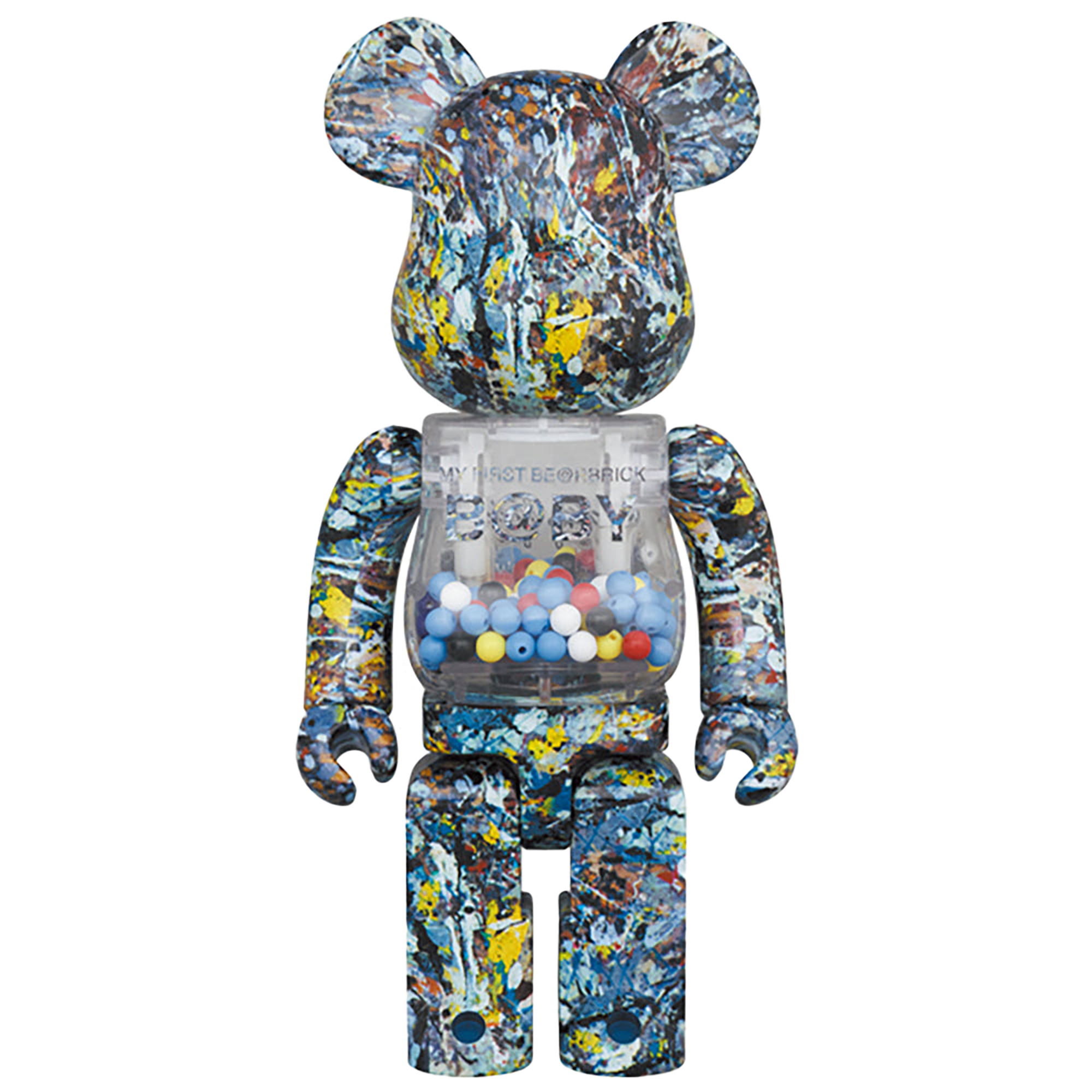 MY FIRST BE@RBRICK Jackson Pollock Studio Ver.100％ & 400％