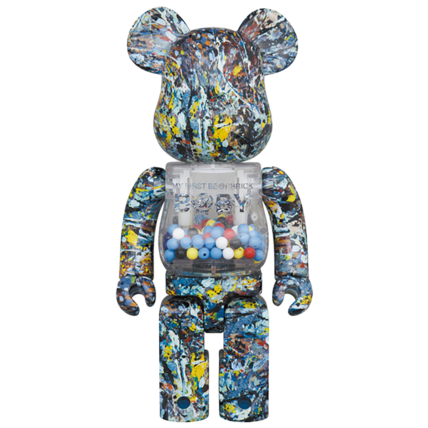 MY FIRST BE@RBRICK Jackson Pollock Studio Ver.100％ & 400％