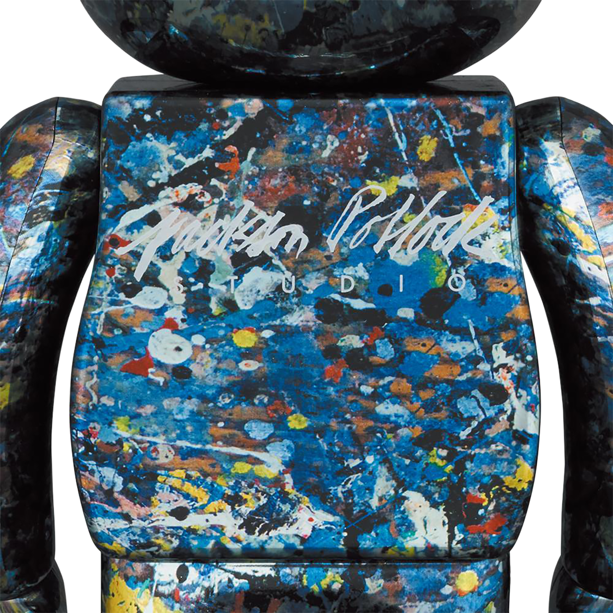 BE@RBRICK Jackson Pollock Studio CHROME Ver.100％ & 400％
