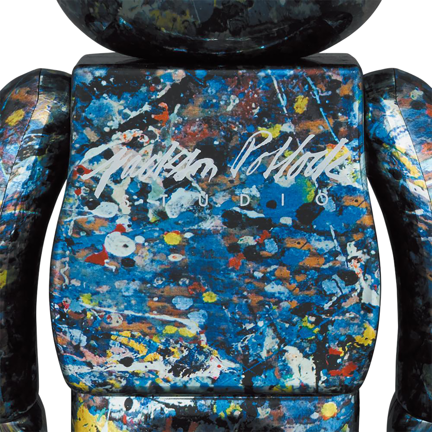 BE@RBRICK Jackson Pollock Studio CHROME Ver.100％ & 400％