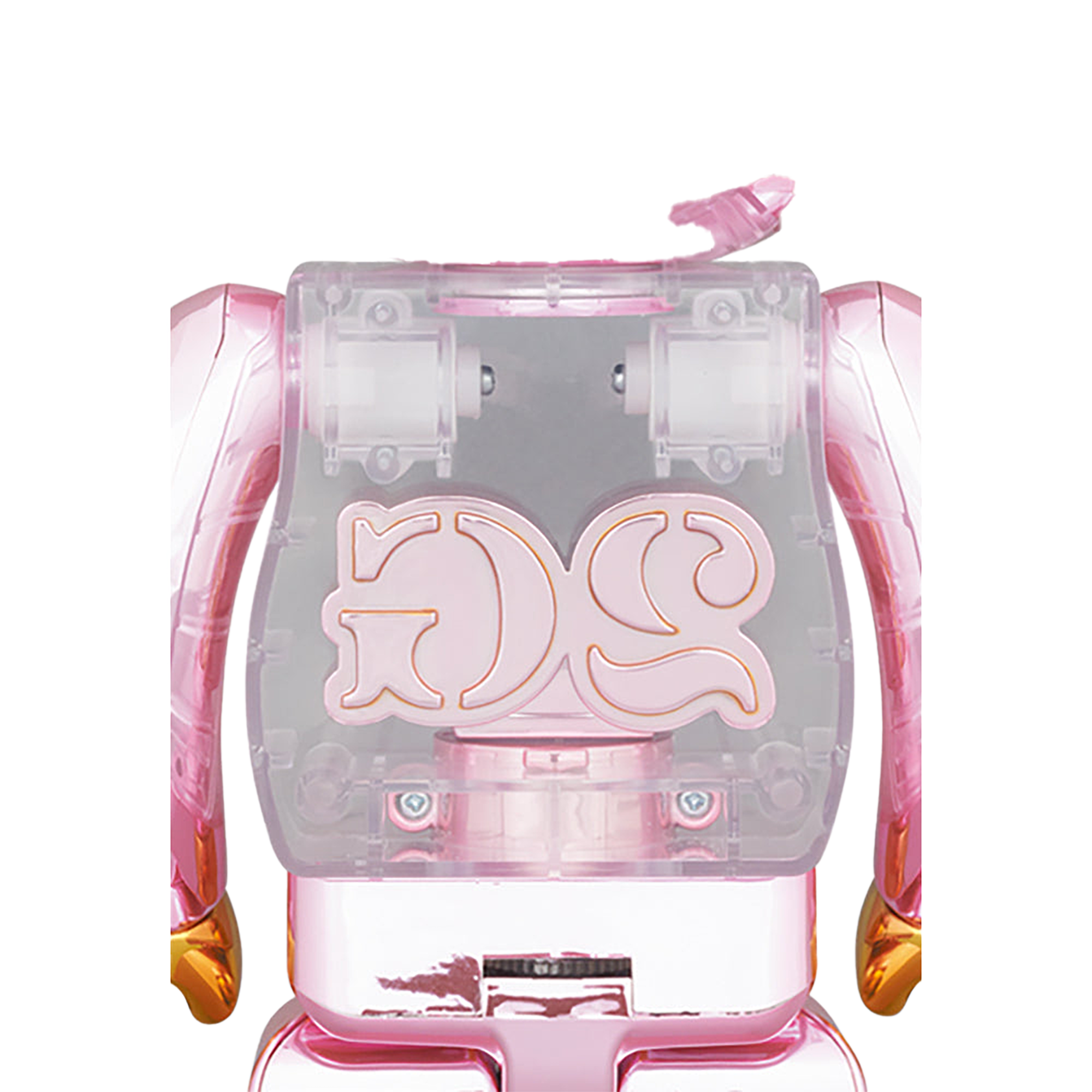 BE@RBRICK 2G PINK GOLD CHROME 100％ & 400％