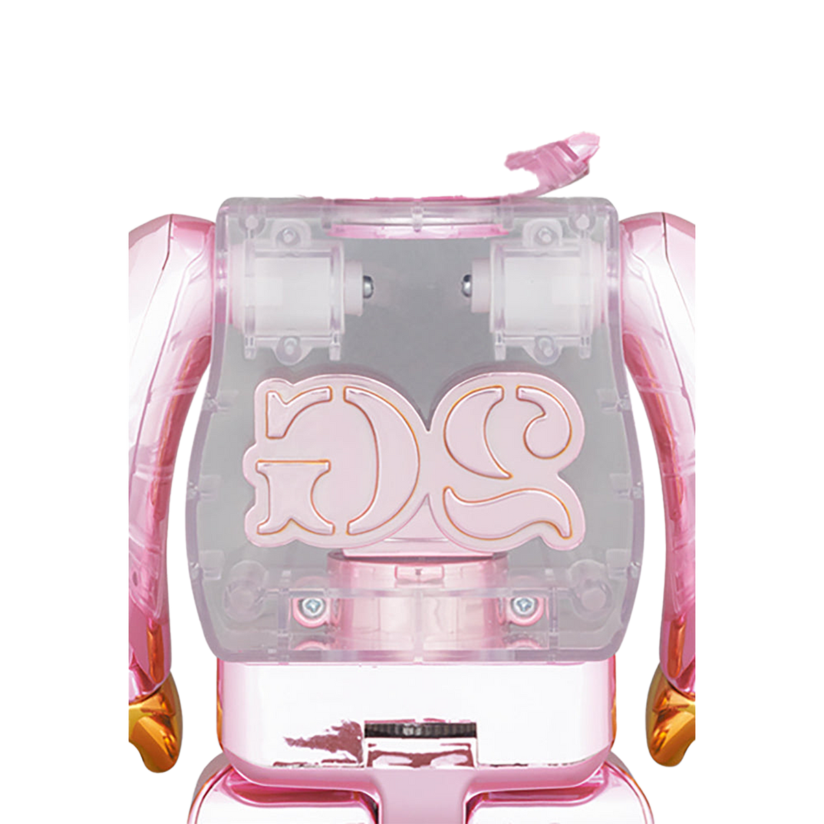 BE@RBRICK 2G PINK GOLD CHROME 100％ & 400％