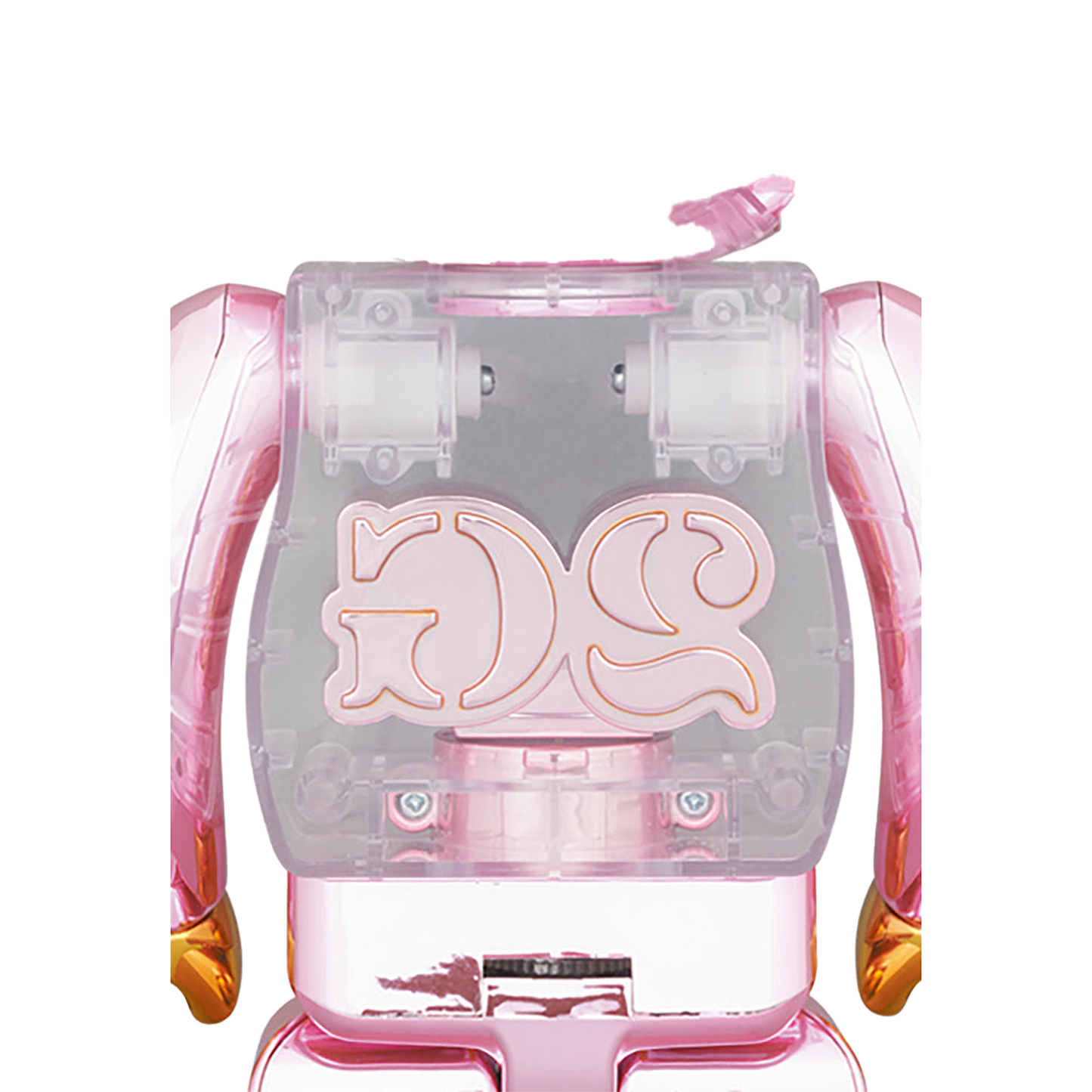 BE@RBRICK 2G PINK GOLD CHROME 100％ & 400％