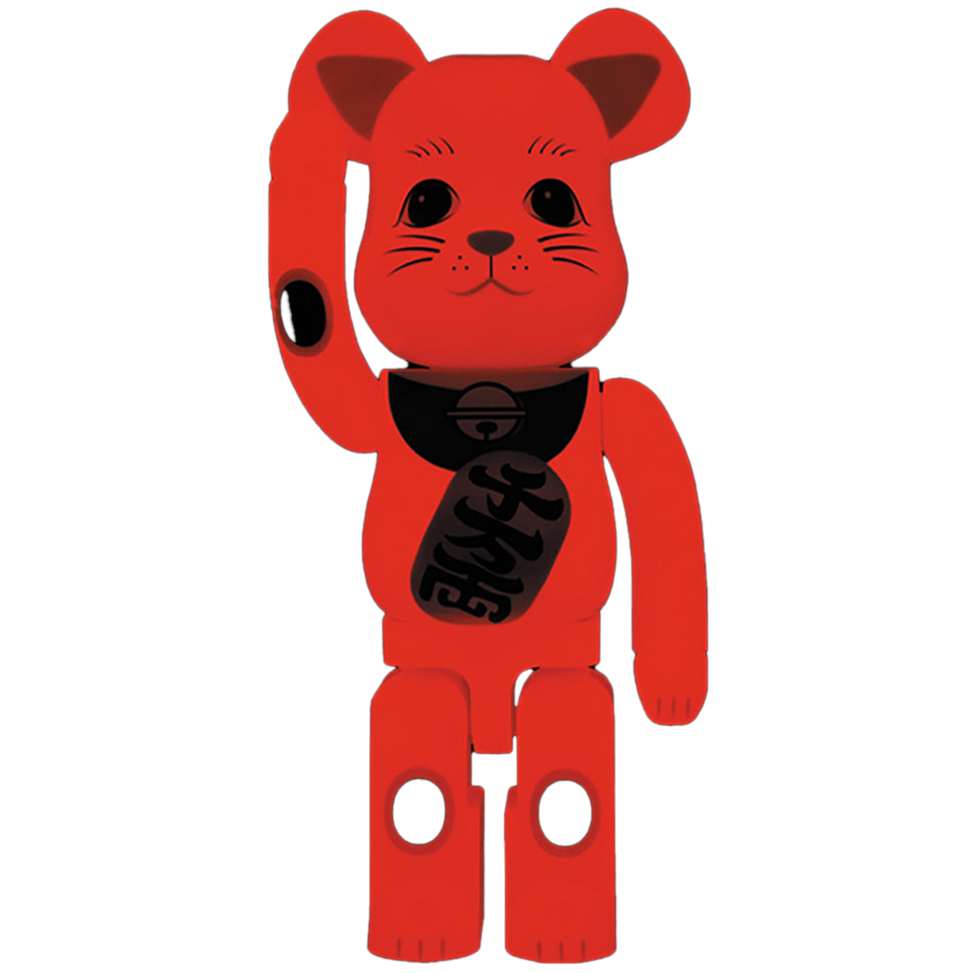 BE@RBRICK 招き猫 赤蓄光 1000％