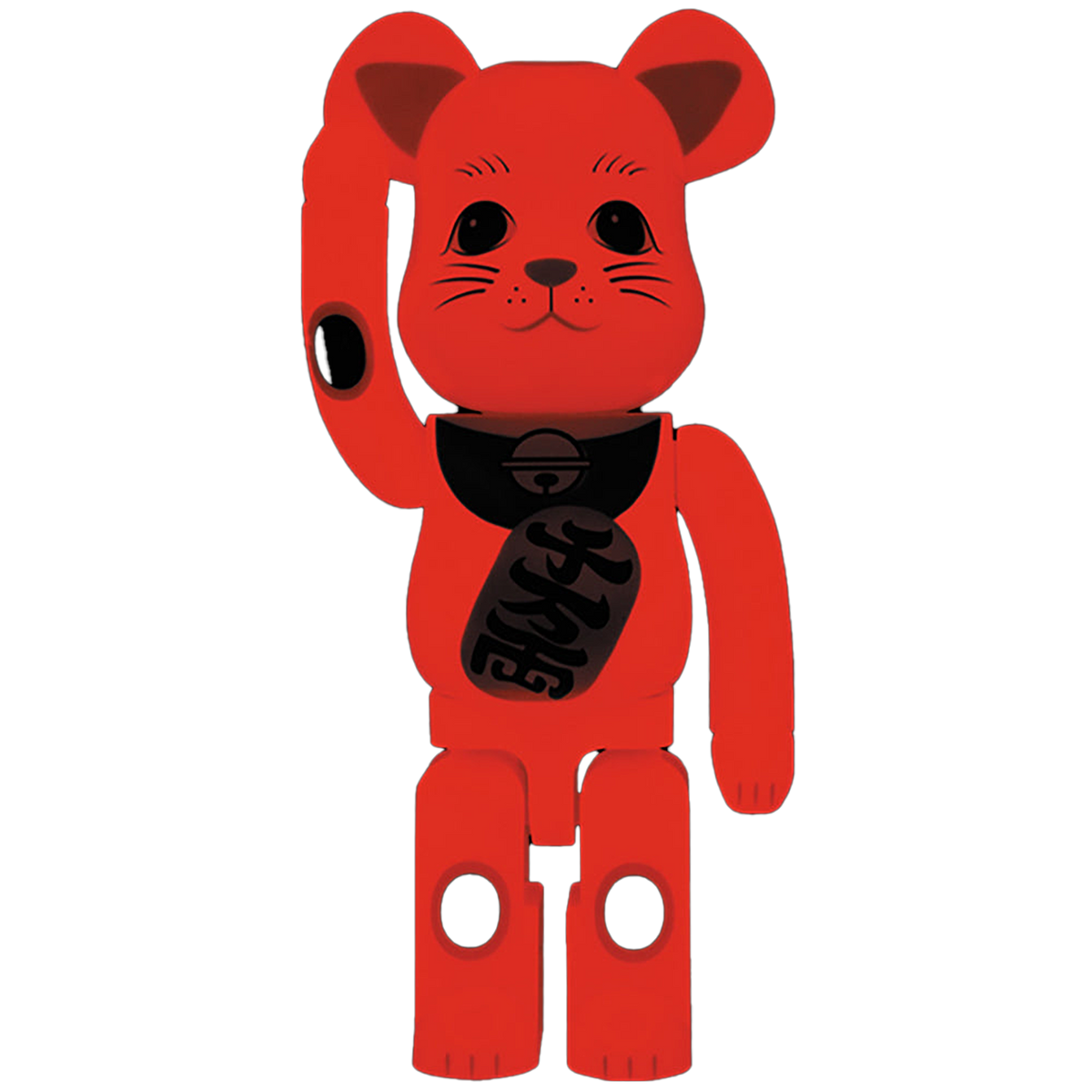 BE@RBRICK 招き猫 赤蓄光 1000％