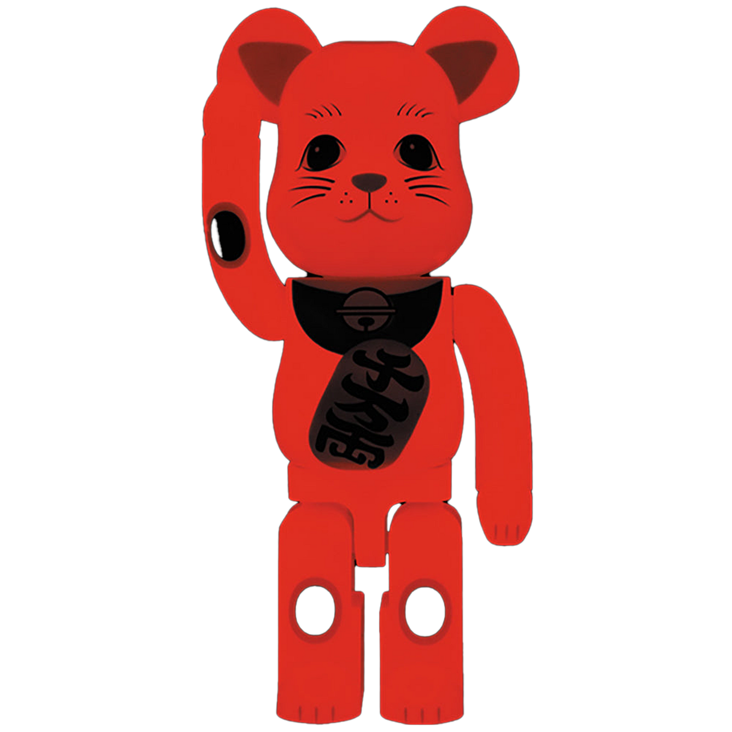 BE@RBRICK 招き猫 赤蓄光 1000％