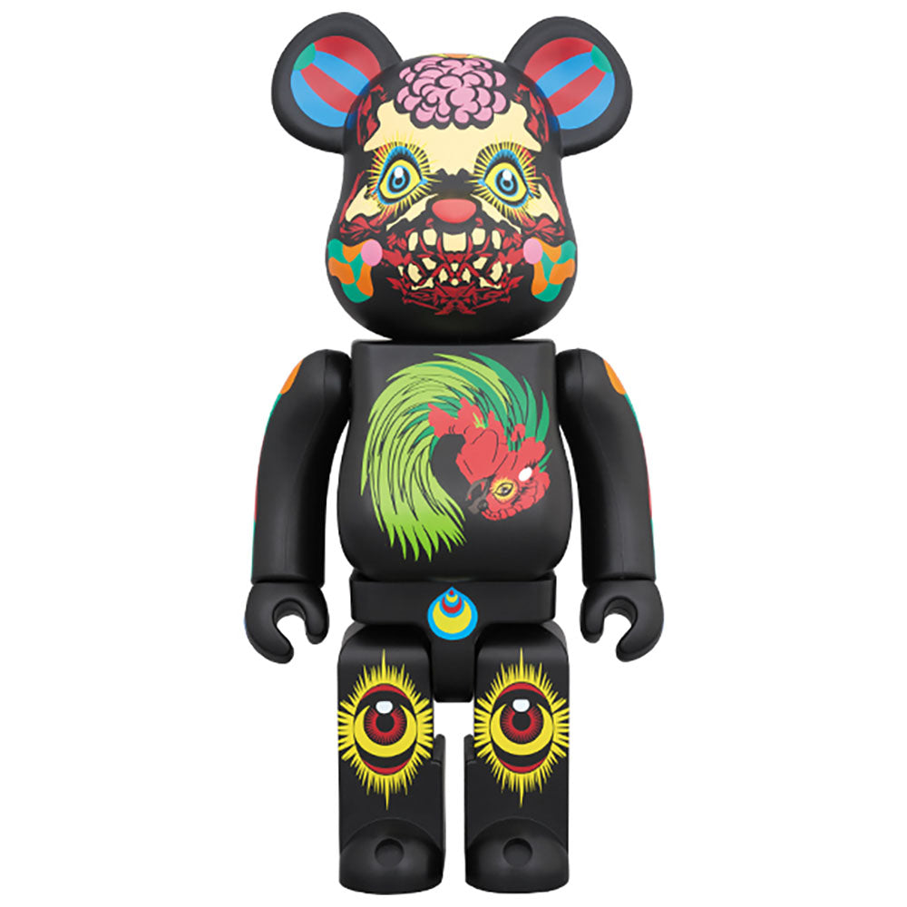 BE@RBRICK 田名網敬一 100％ & 400％ 黒_2