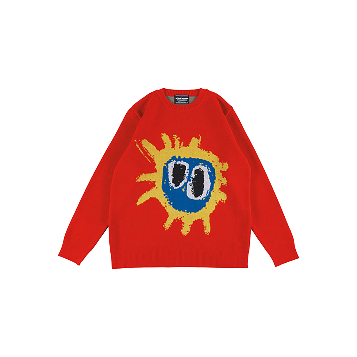MLE Primal Scream "screamadelica" KNIT GANG COUNCIL CREWNECK SWEATER "screamadelica" 