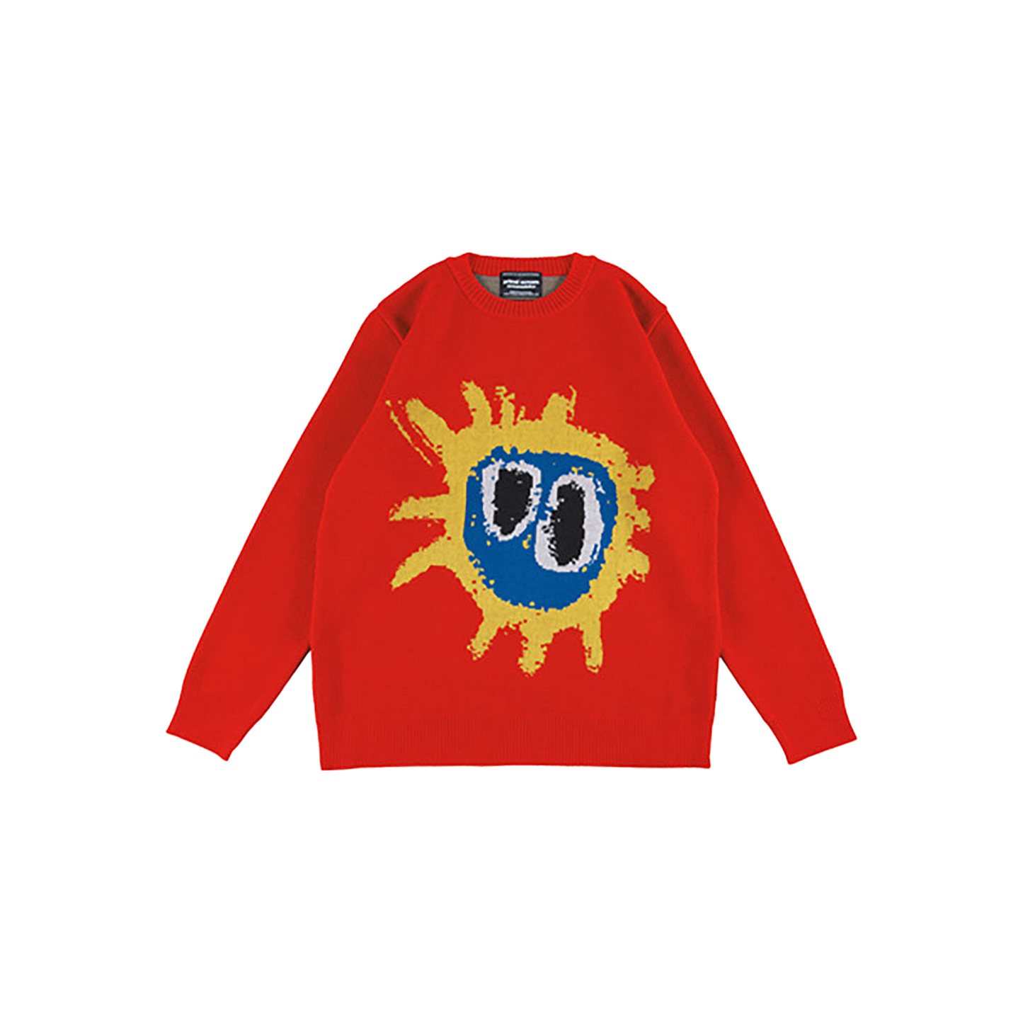 MLE Primal Scream "screamadelica" KNIT GANG COUNCIL CREWNECK SWEATER "screamadelica" 