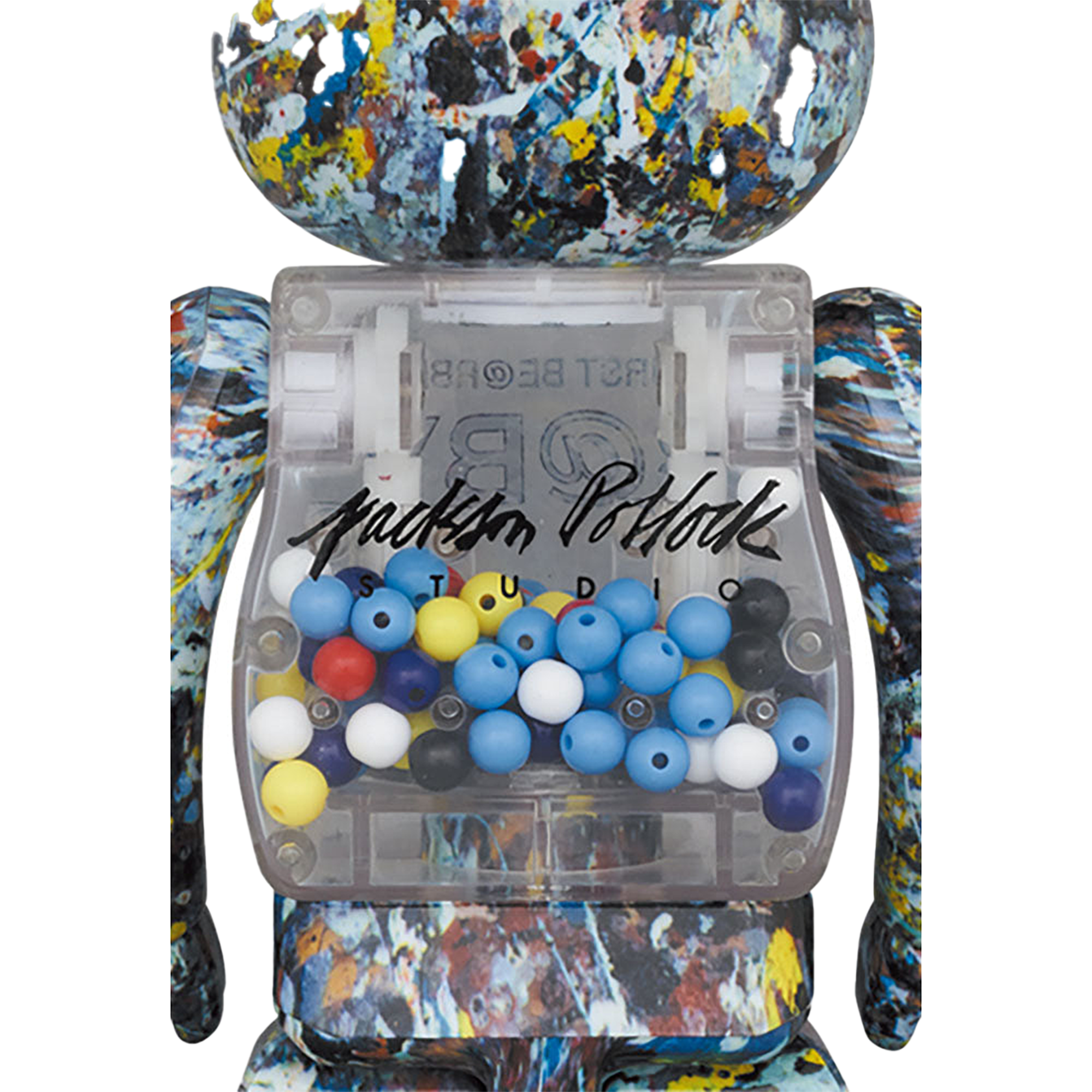 MY FIRST BE@RBRICK Jackson Pollock Studio Ver.100％ & 400％