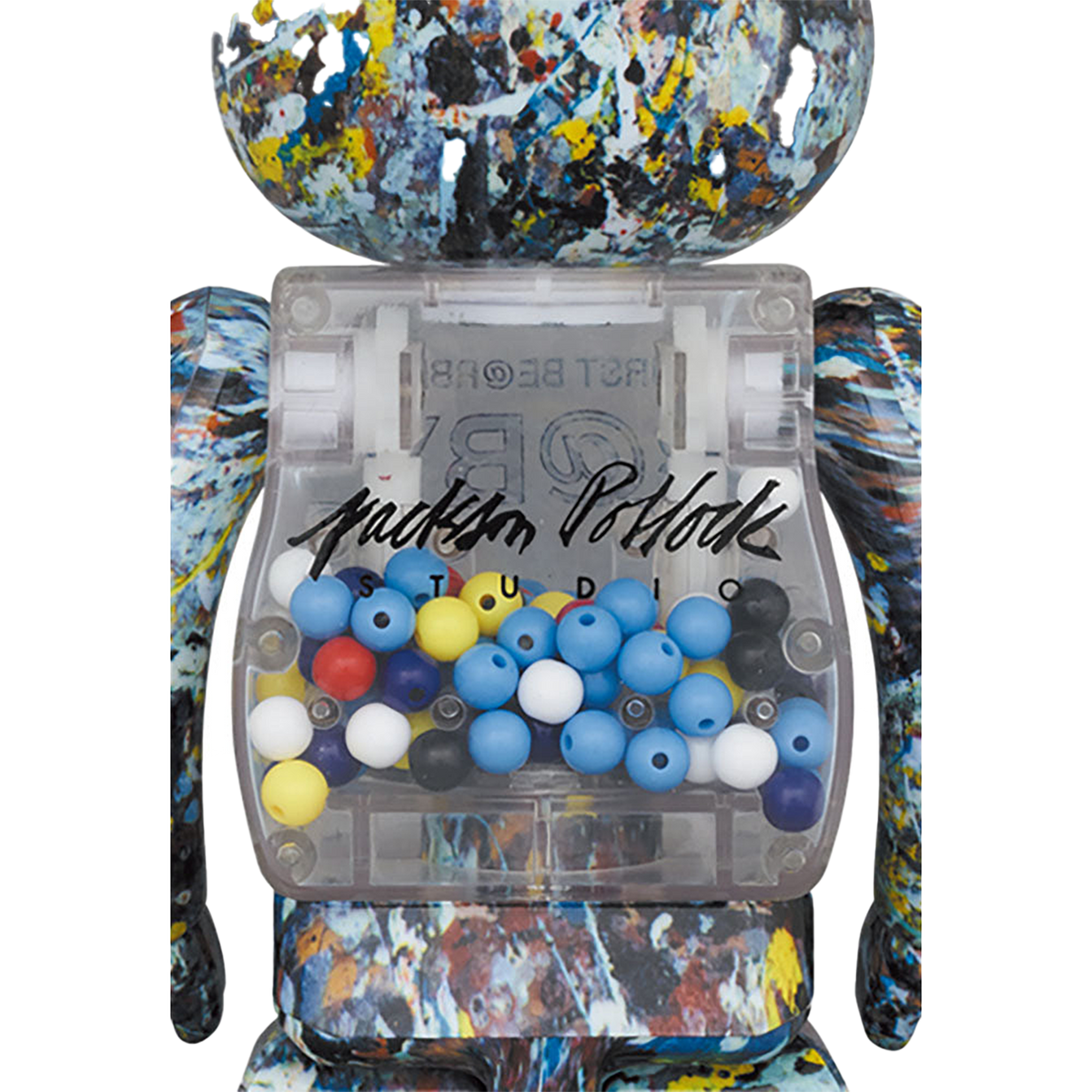 MY FIRST BE@RBRICK Jackson Pollock Studio Ver.100％ & 400
