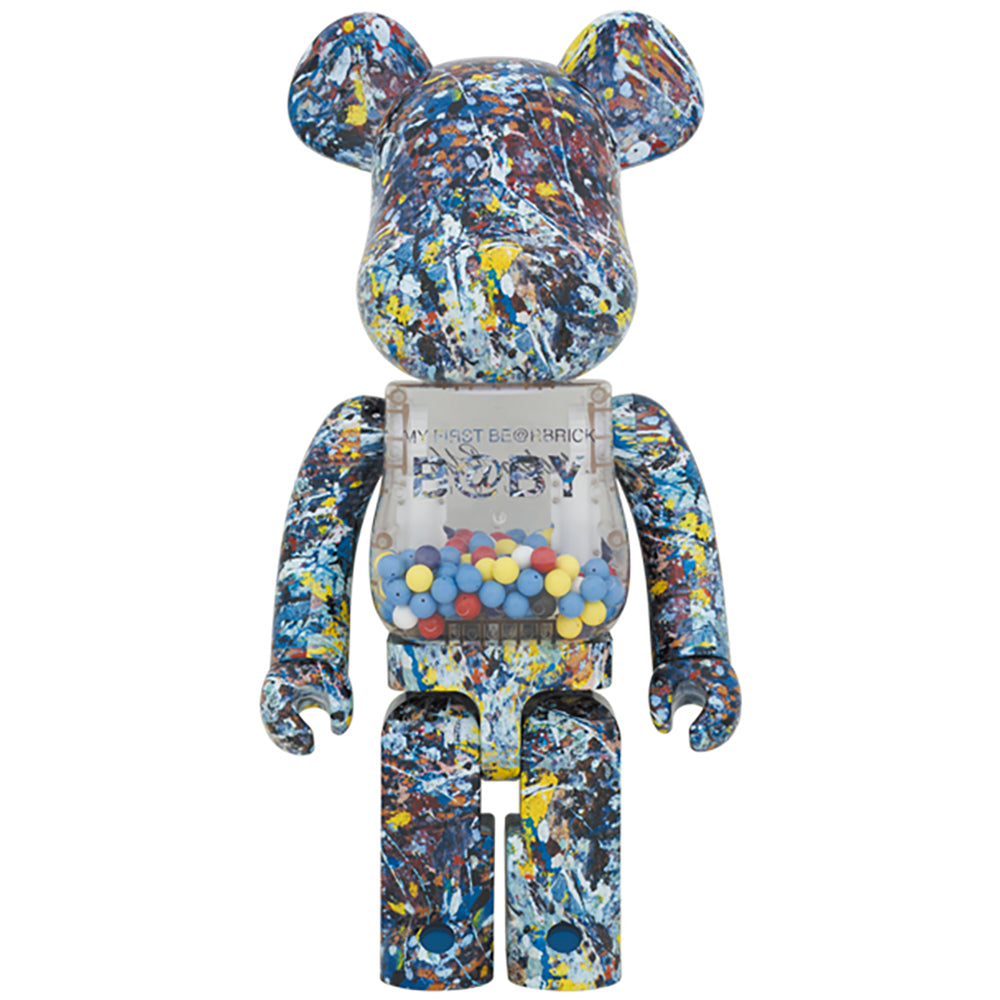 MY FIRST BE@RBRICK Jackson Pollock Studio Ver.1000％_0