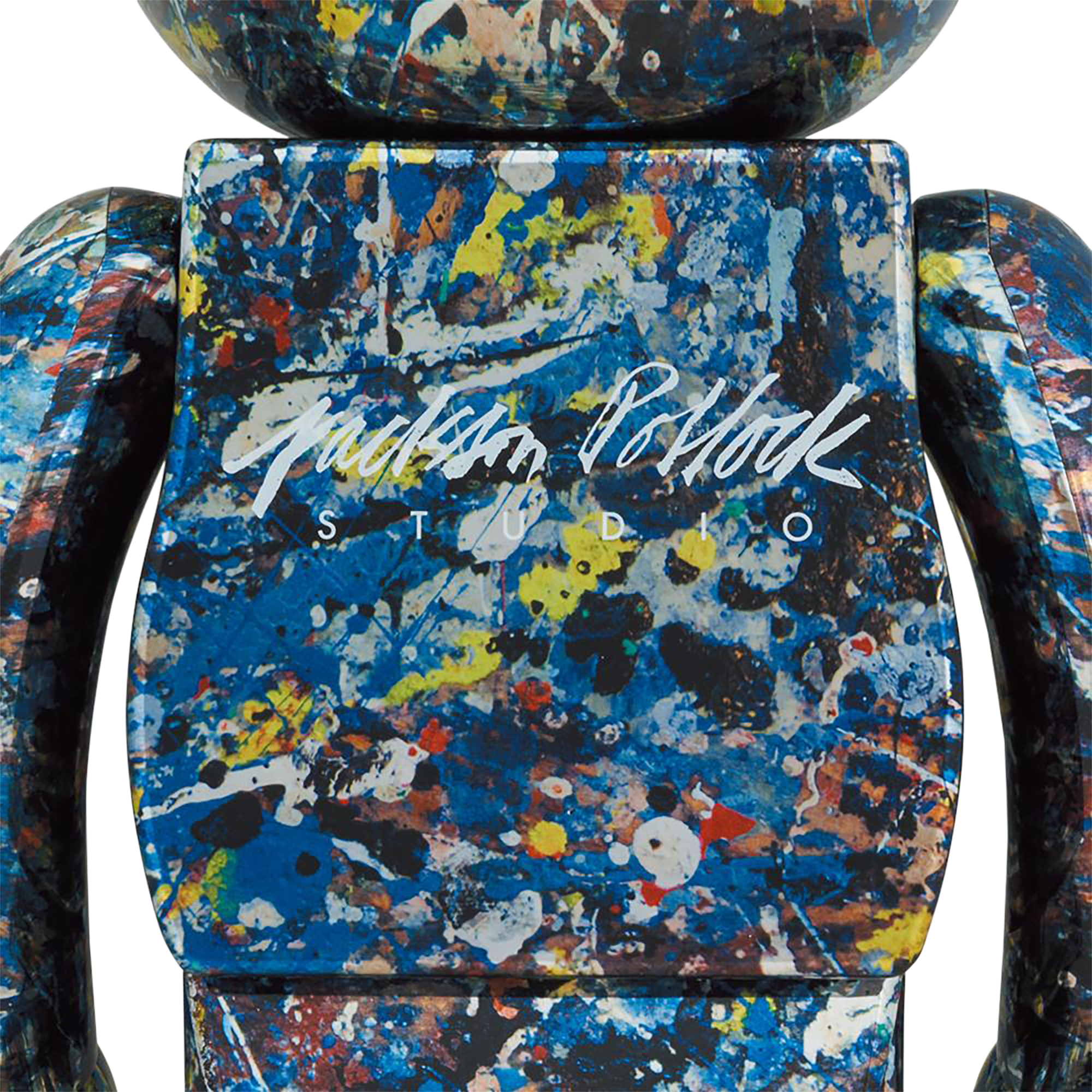 BE@RBRICK Jackson Pollock Studio CHROME Ver.1000％