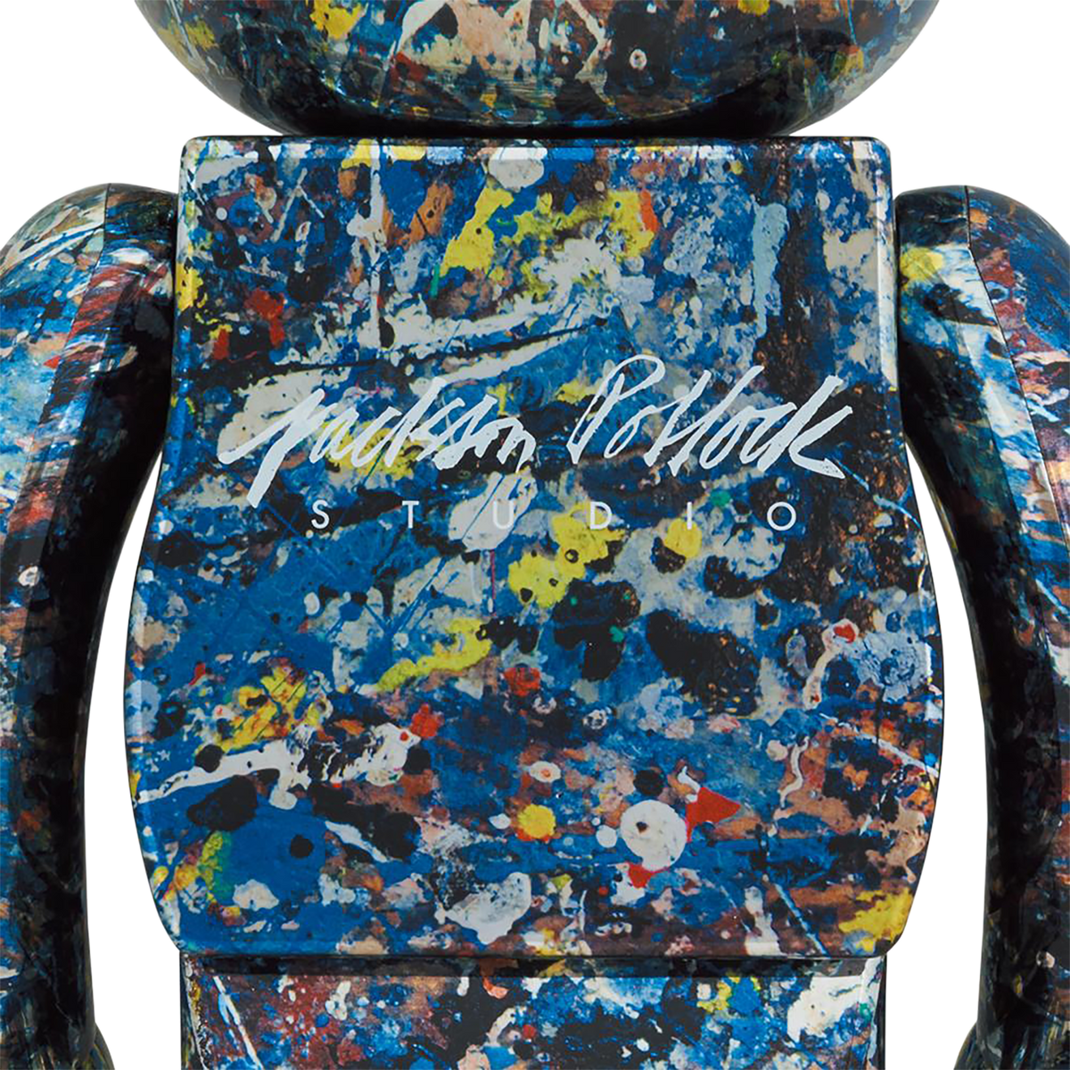 BE@RBRICK Jackson Pollock Studio CHROME Ver.1000％