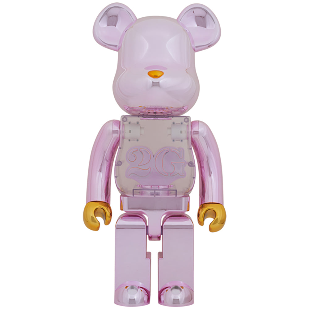 BE@RBRICK 2G PINK GOLD CHROME 1000％_0