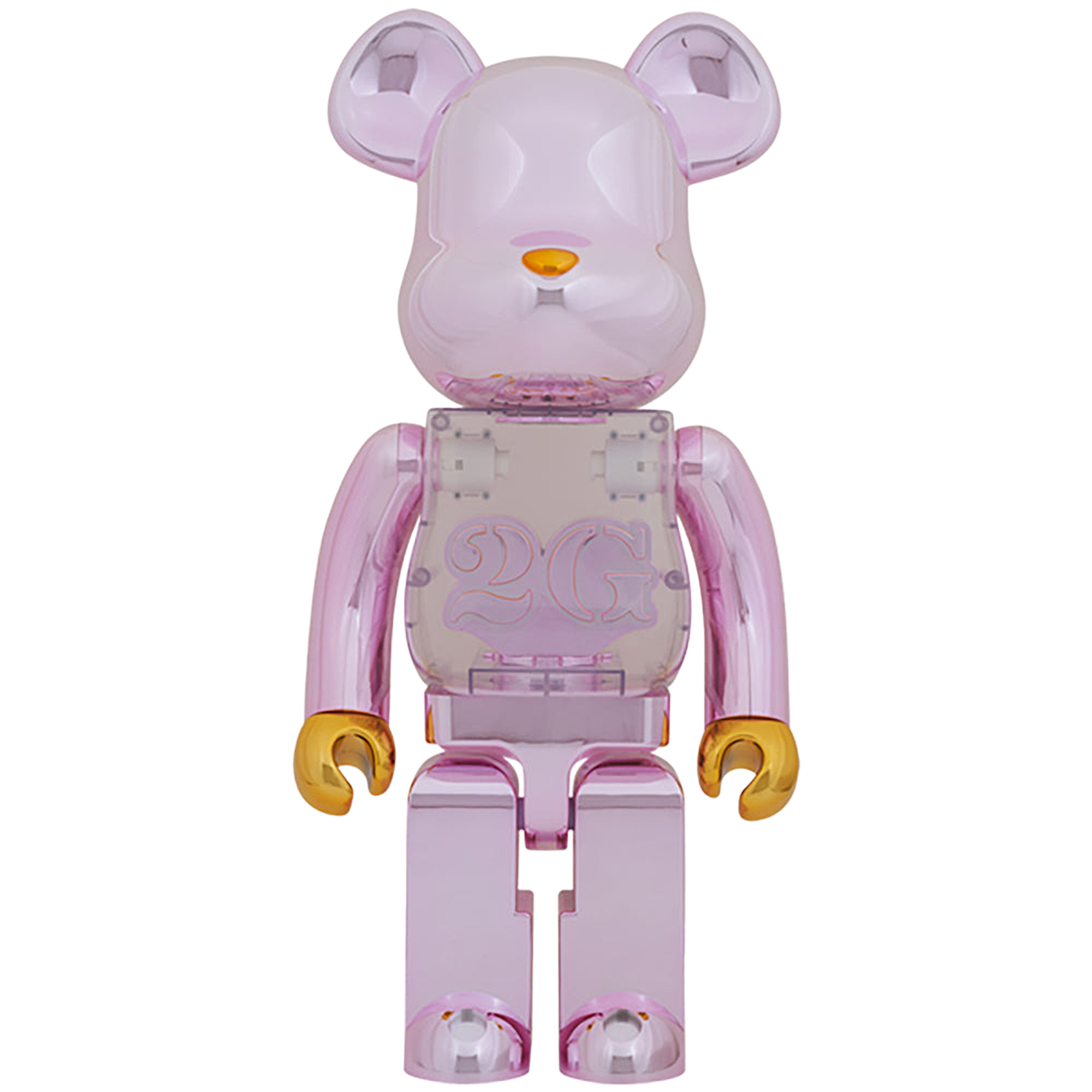 BE@RBRICK 2G PINK GOLD CHROME 1000％