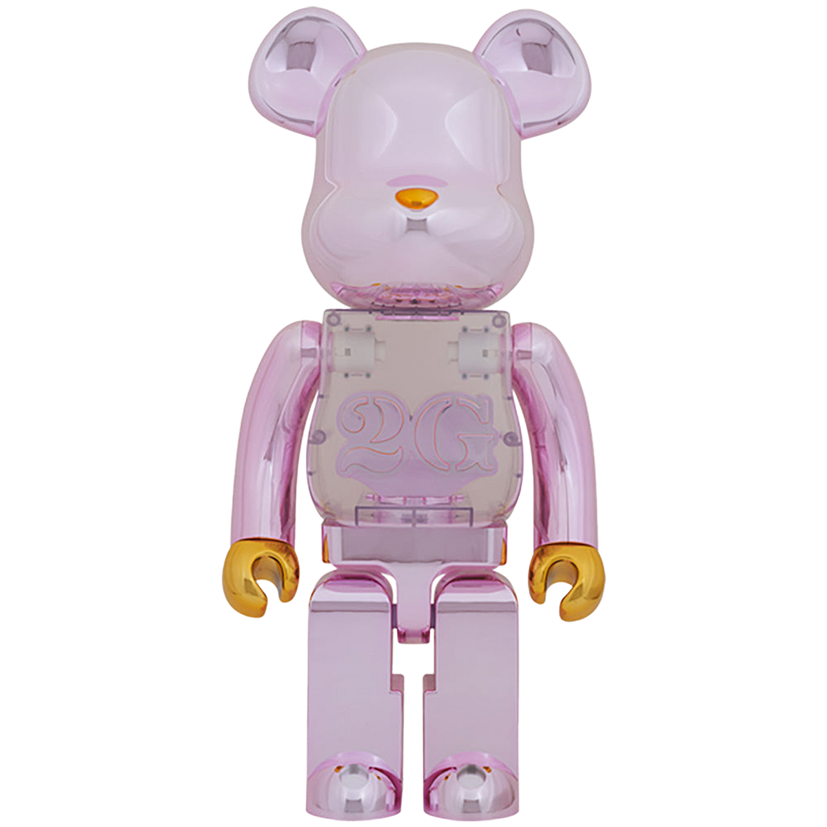 BE@RBRICK 2G PINK GOLD CHROME 1000％