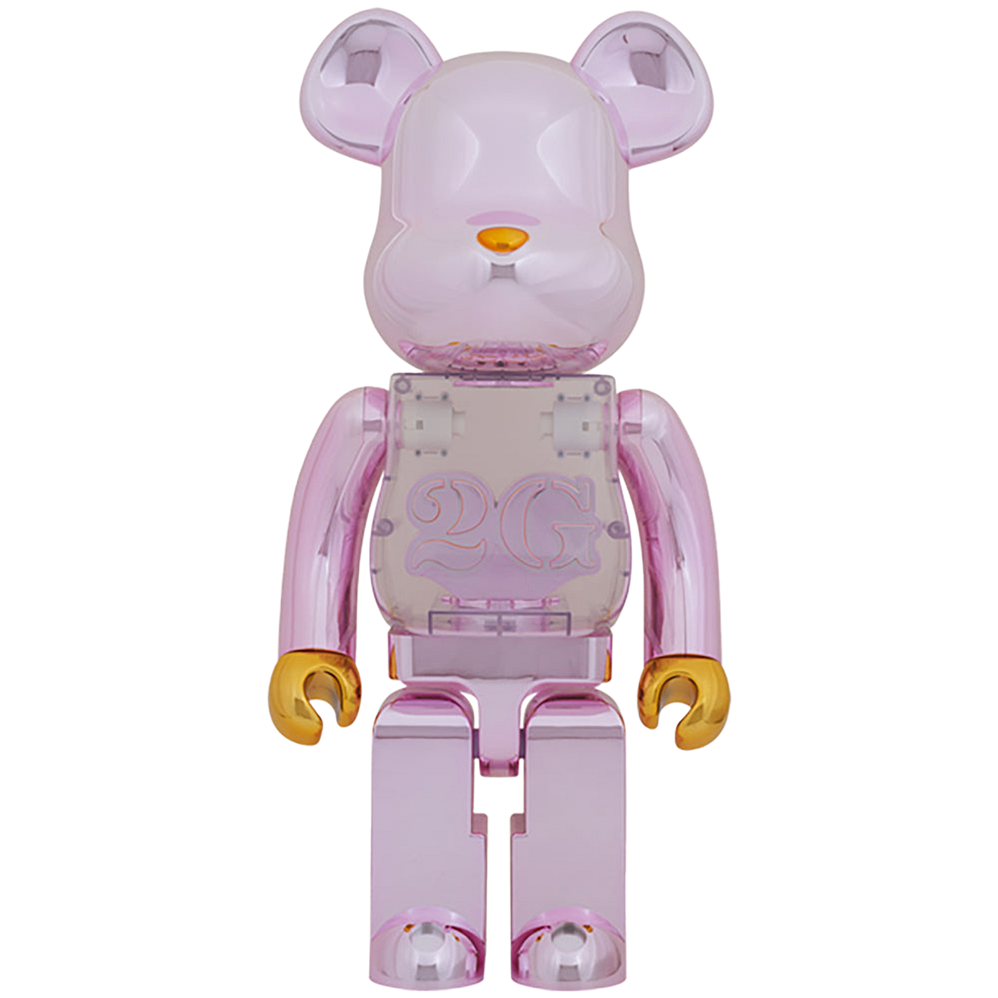 BE@RBRICK 2G PINK GOLD CHROME 1000％