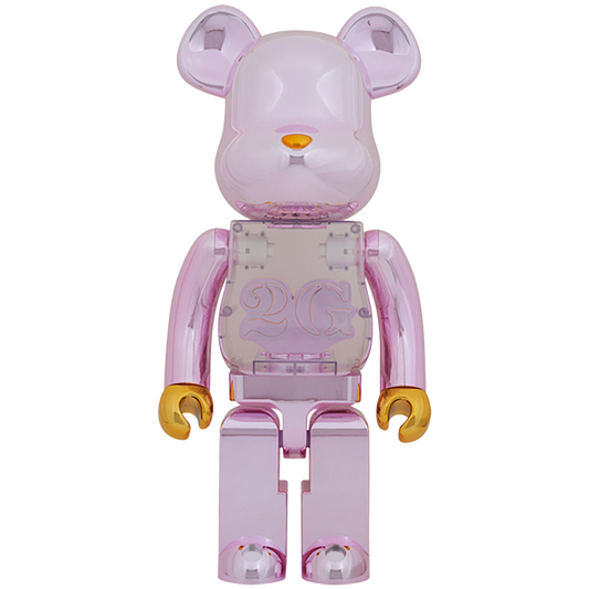 BE@RBRICK 2G PINK GOLD CHROME 1000％