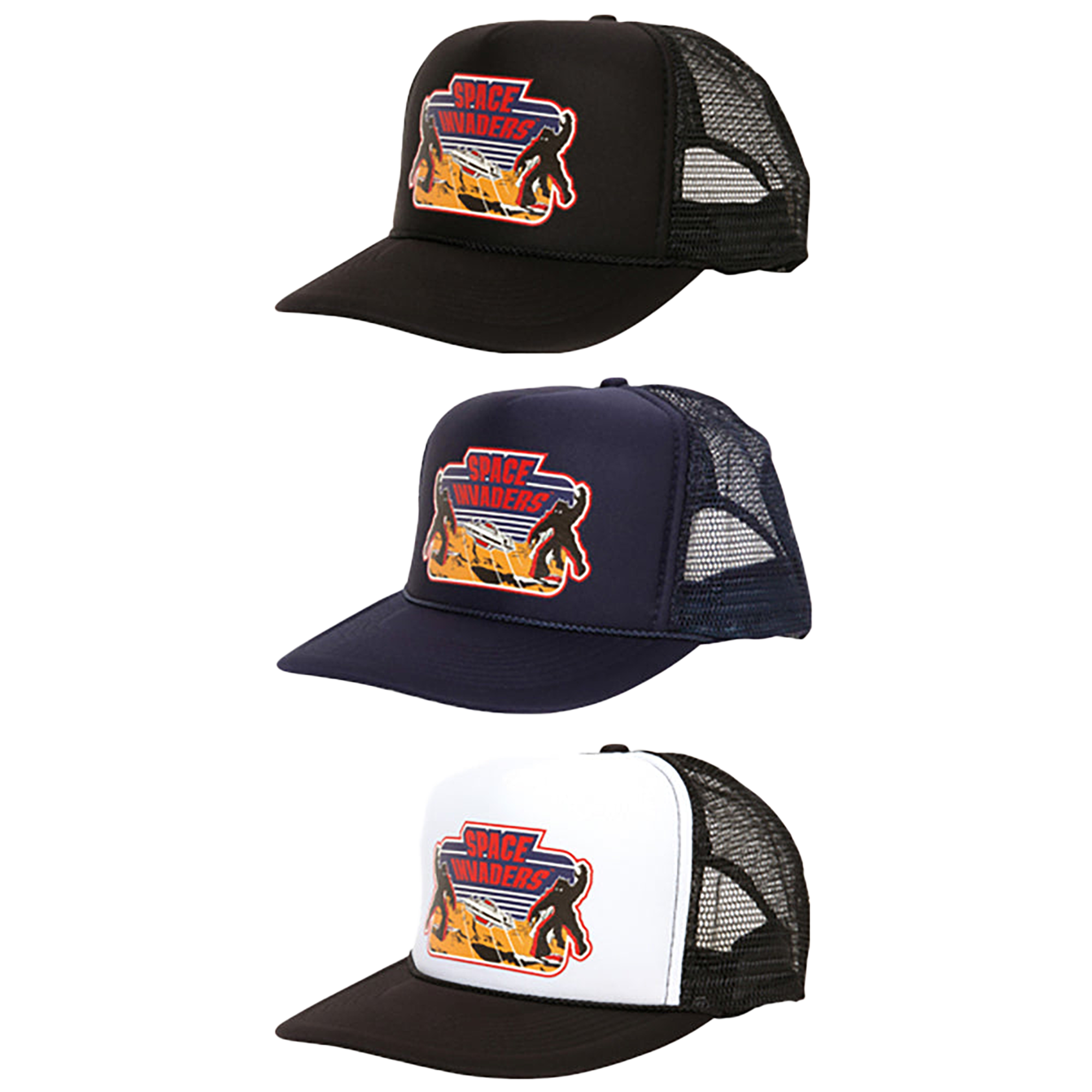 MLE SPACE INVADERSシリーズ MESH CAP "SPACE INVADERS"