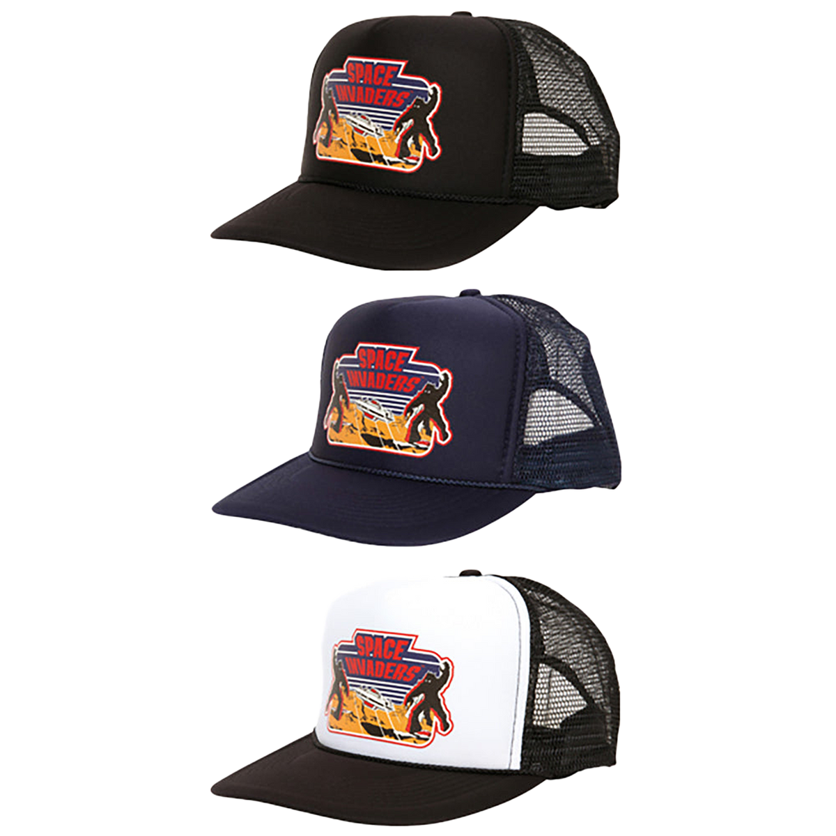 MLE SPACE INVADERSシリーズ MESH CAP "SPACE INVADERS"