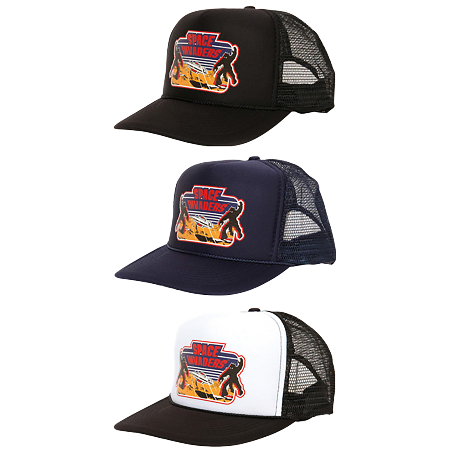 MLE SPACE INVADERSシリーズ MESH CAP "SPACE INVADERS"