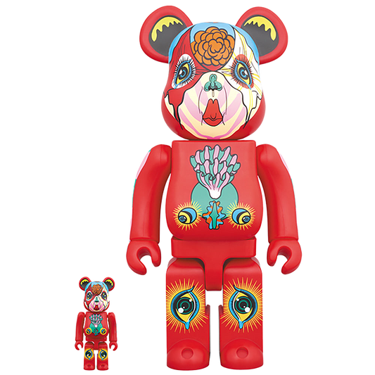 BE@RBRICK 田名網敬一 100％ & 400％ 赤
