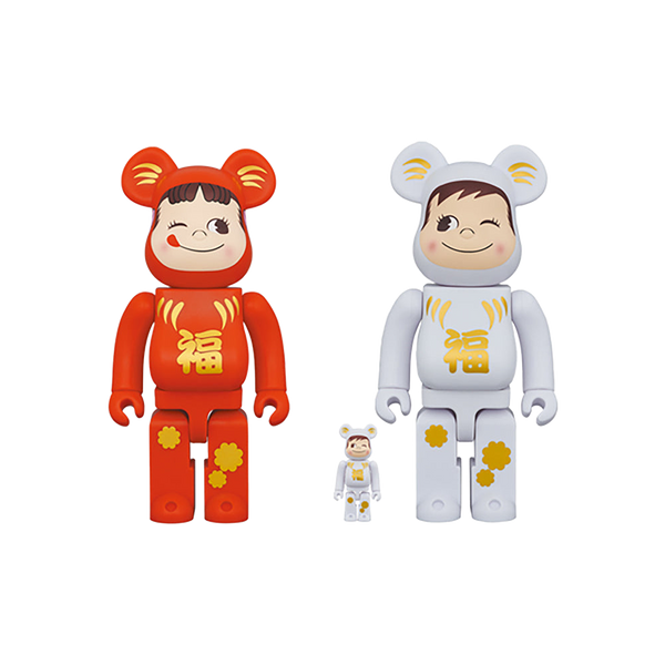 BE＠RBRICK 達磨 ペコちゃん & ポコちゃん 100% & 400% BE@RBRICK 達磨 ペコちゃん＆ポコちゃん 100％ & 400％(4体セット