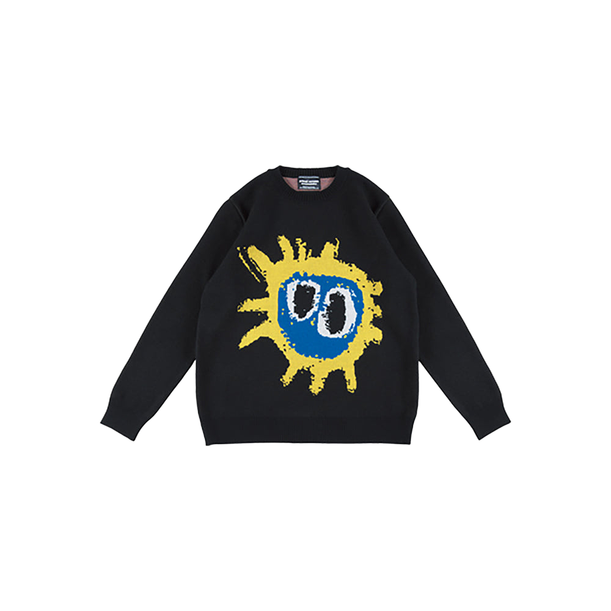 MLE Primal Scream "screamadelica" KNIT GANG COUNCIL CREWNECK SWEATER "screamadelica" 
