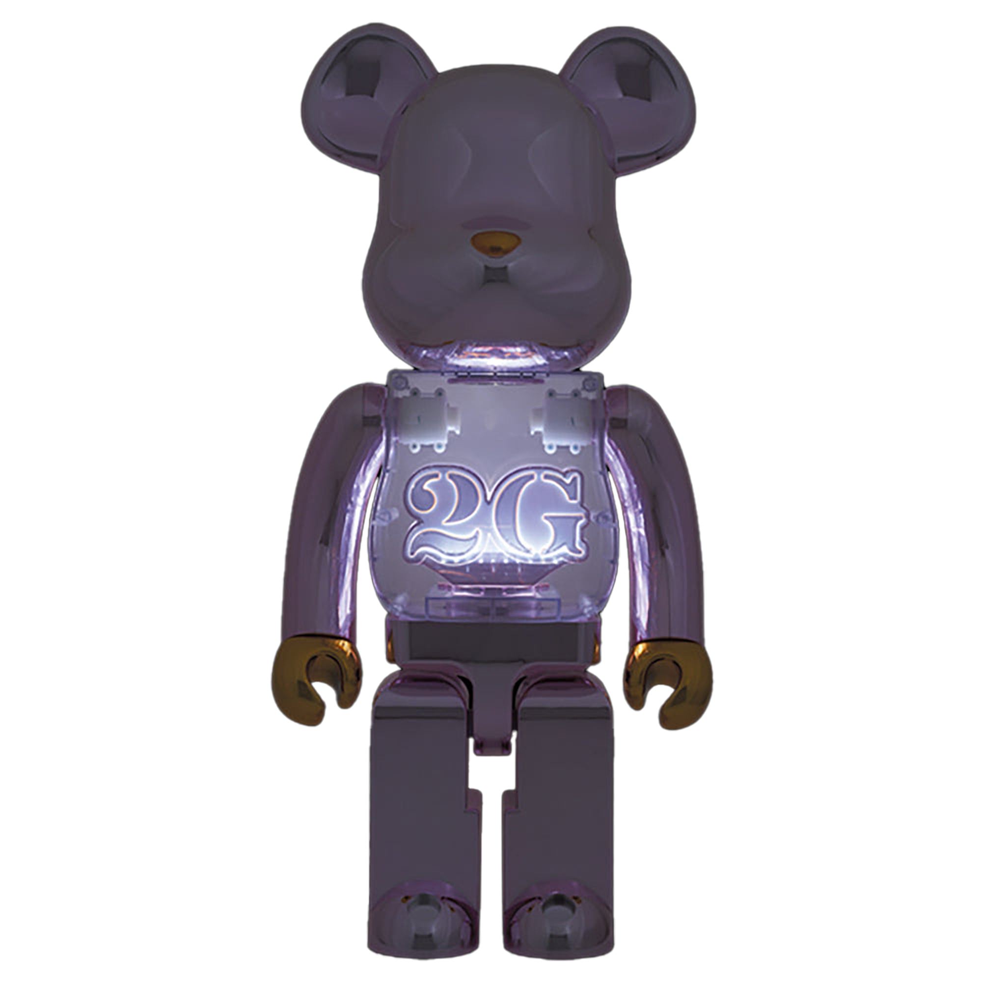 BE@RBRICK 2G PINK GOLD CHROME 1000％
